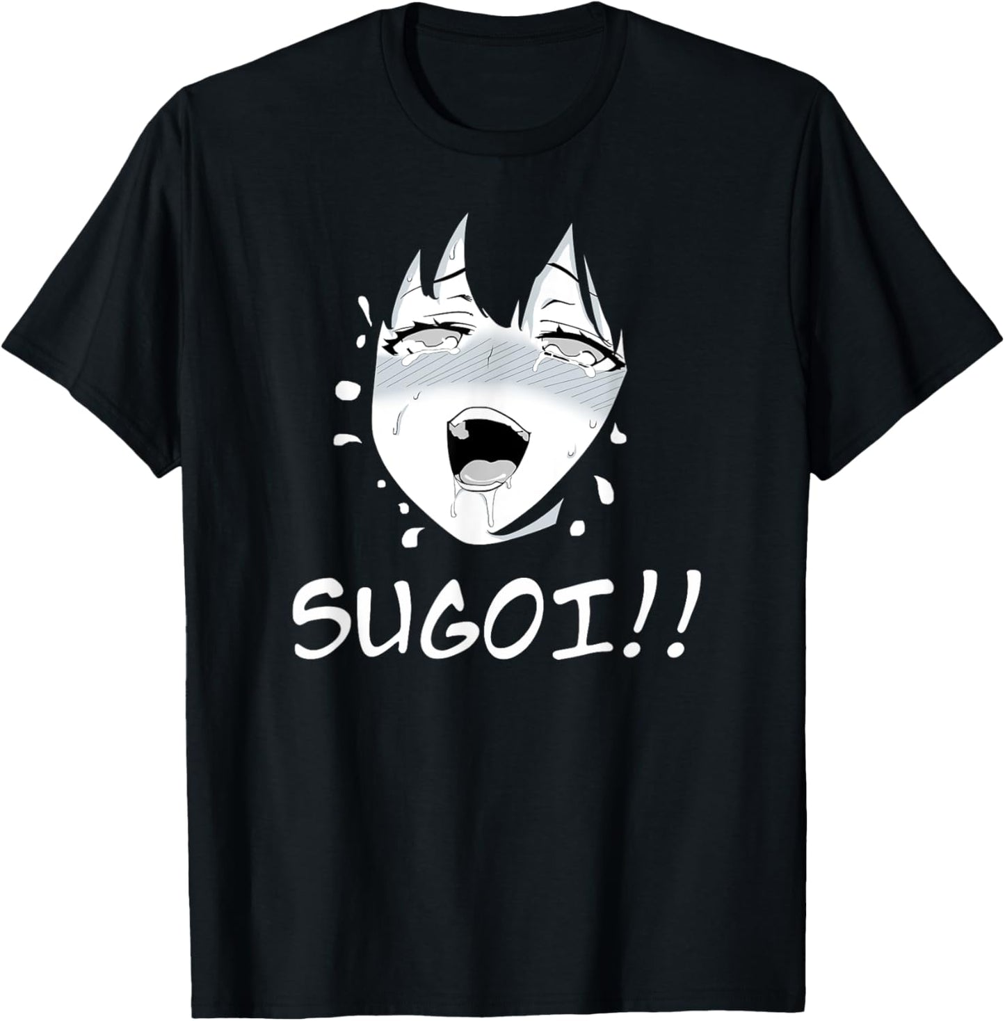 Ahegao Face Shirt Anime Manga Hentai Girl Sugoi