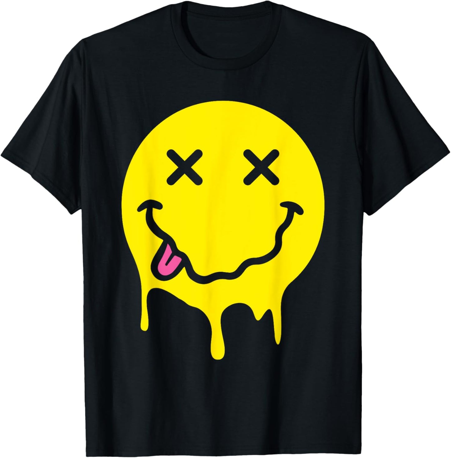 Melting Yellow Smile Funny Smiling Melted Dripping Face Cute