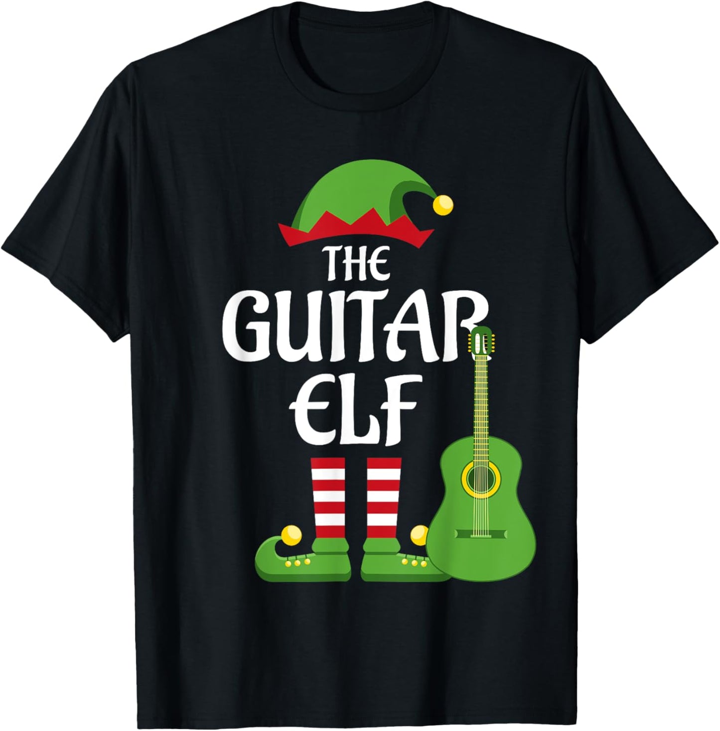 Guitar Elf Family Matching Group Christmas