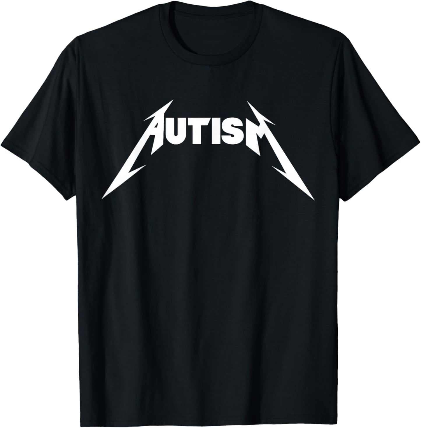 Funny Design Autism Skeleton Meme Metal Rock For Men Women