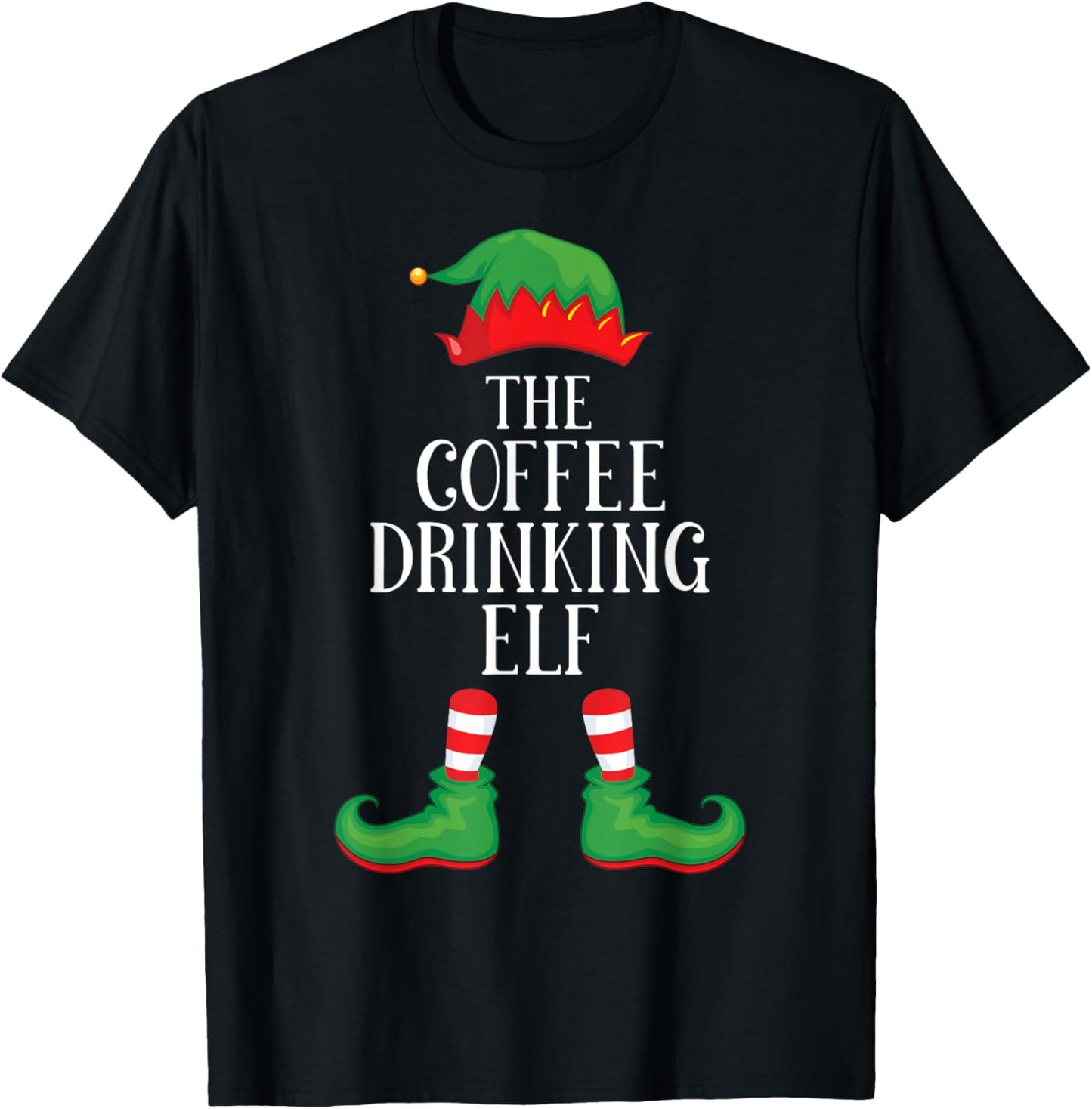 Coffee Elf Matching Group Xmas Funny Family Christmas