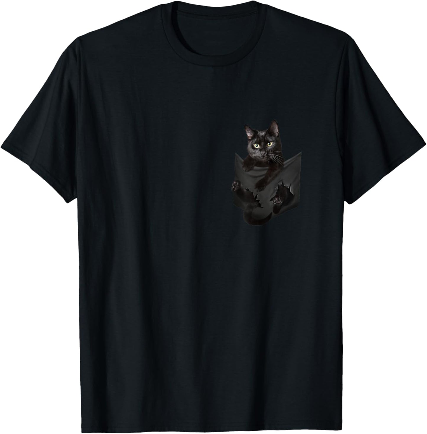 Cat Lovers Gifts Black Cat in Bag Men Women Kids T-Shirt