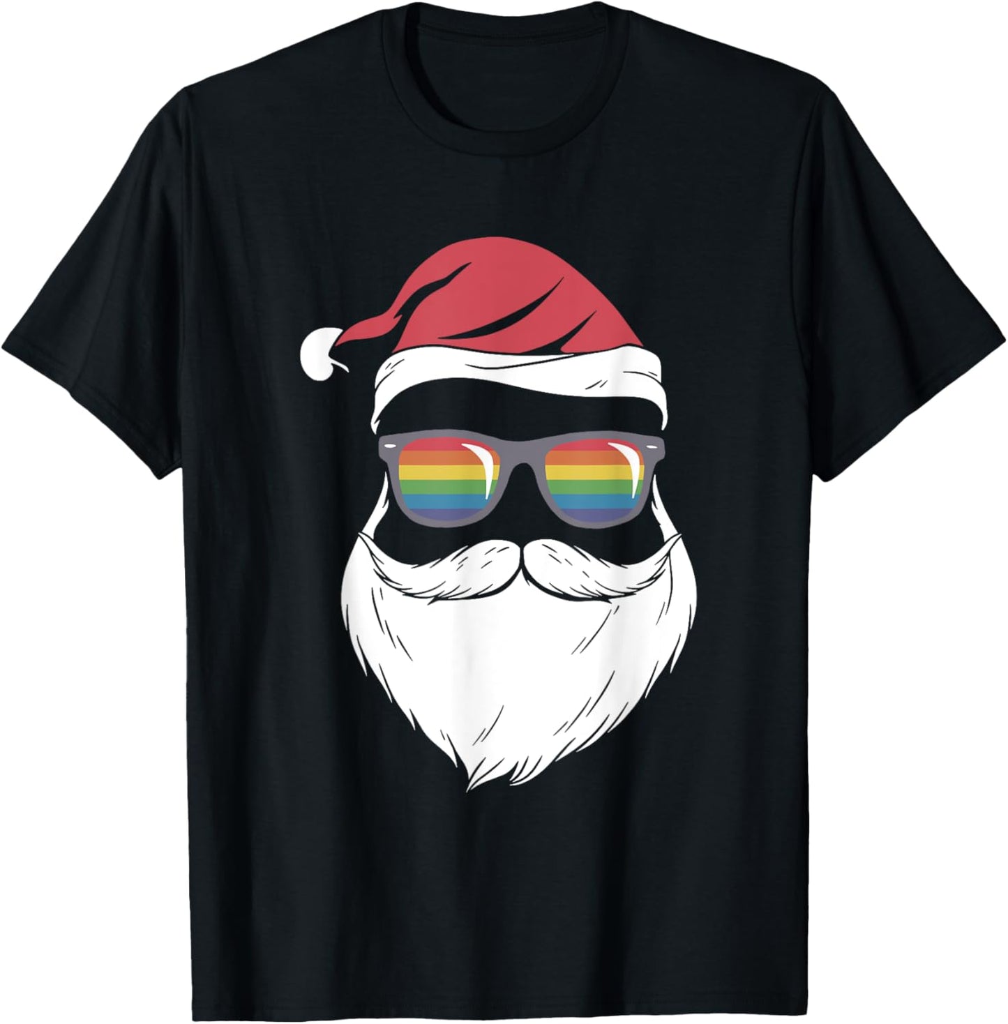 Santa Sunglasses LGBT-Q Pride Christmas Pajama X-mas Gay