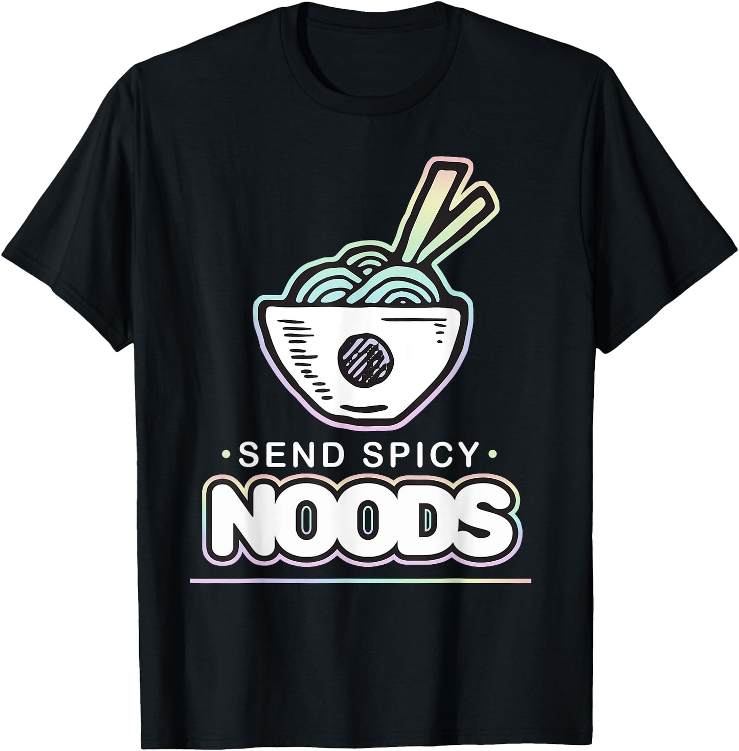 Retro Japanese Ramen Noodle Shirt Send Spicy Noods Gift