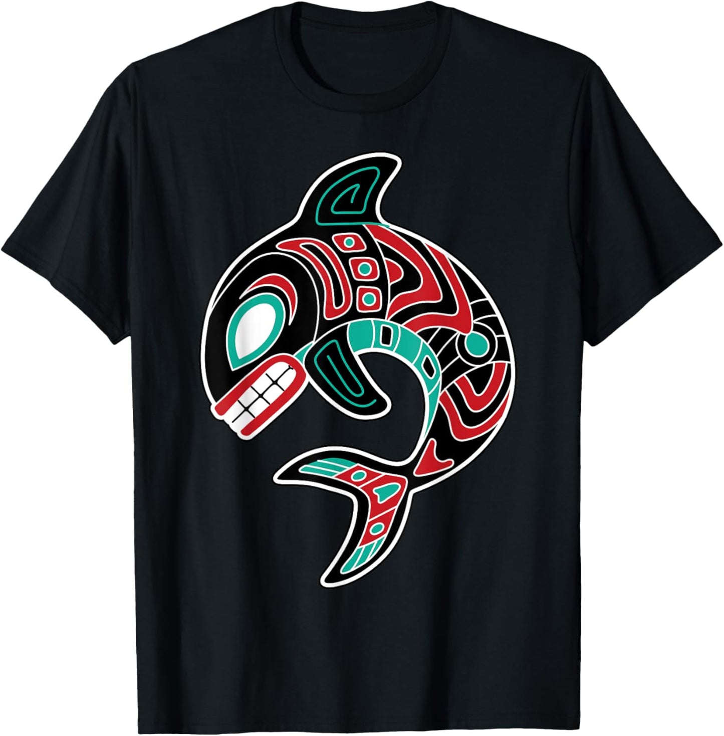 Northwest Coast Orca Native American Totem Killer Whale T-Shirt