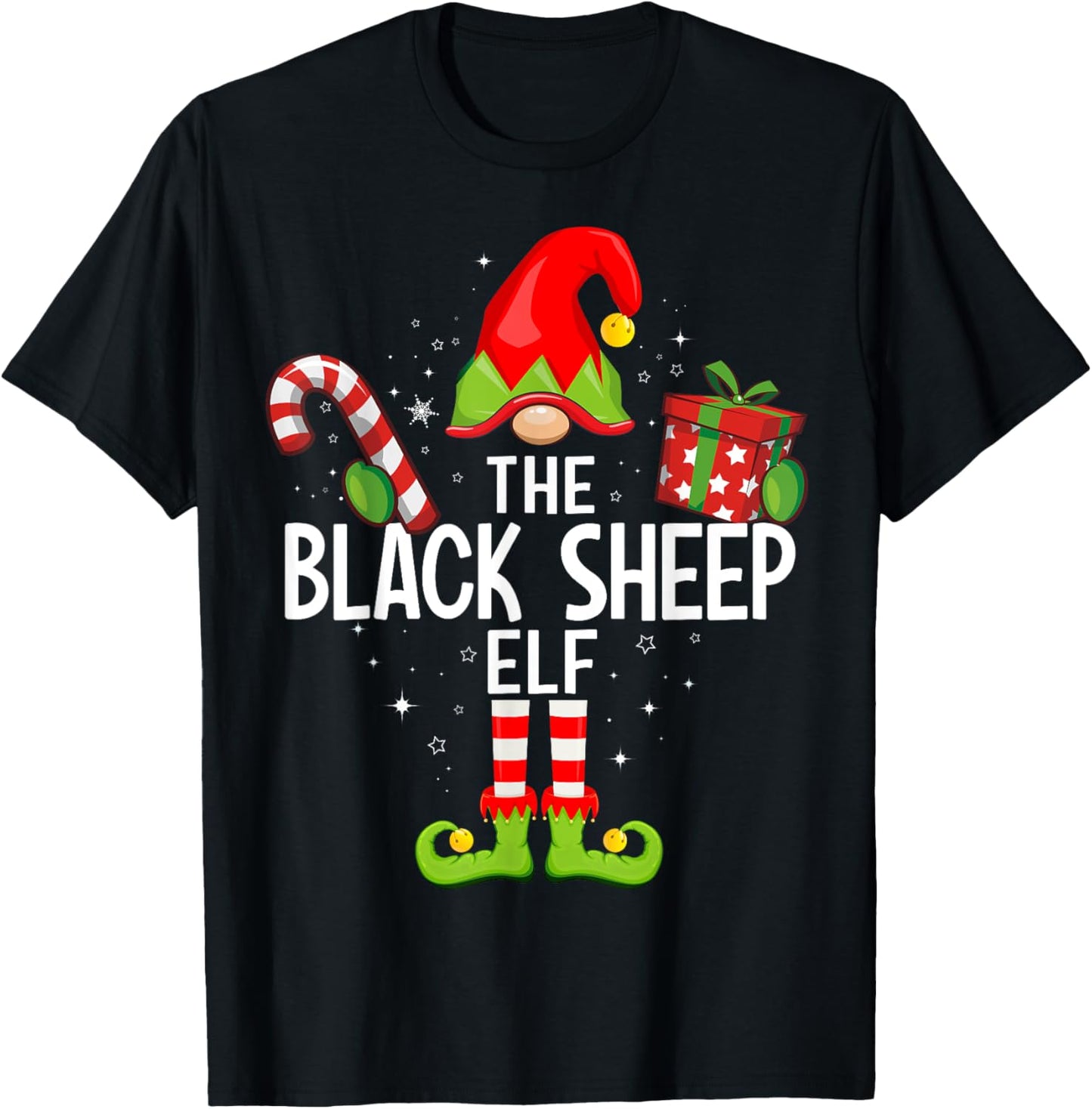 The Black Sheep Elf Family Christmas Pajama Xmas