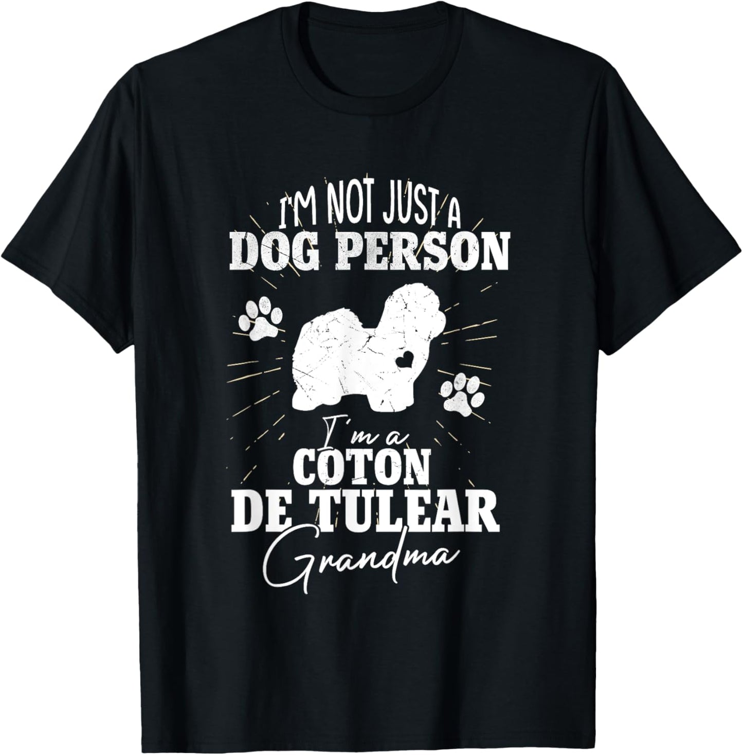Coton de Tulear Grandma Gifts for Womens Dog Mom Lovers Xmas