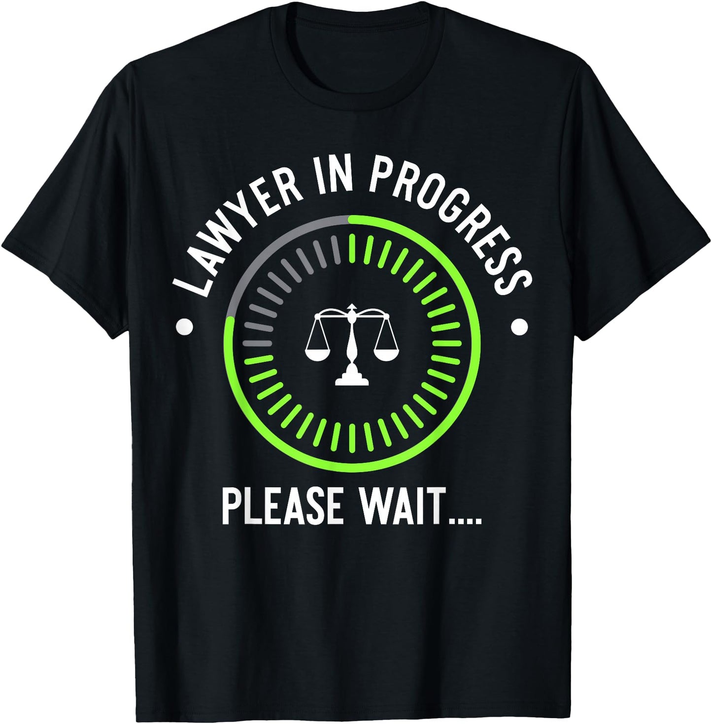 Funny Lawyer in Progress Gift T-Shirt Law School Apparel