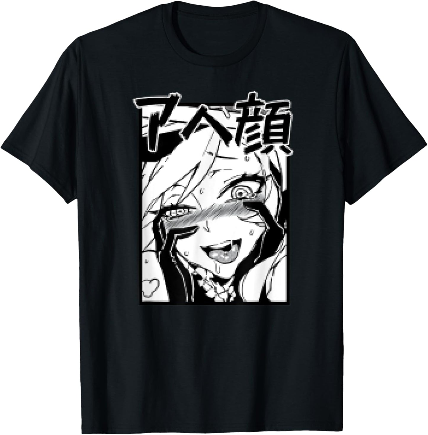 Ahegao T-Shirt Anime Funny Otaku Love Shirts