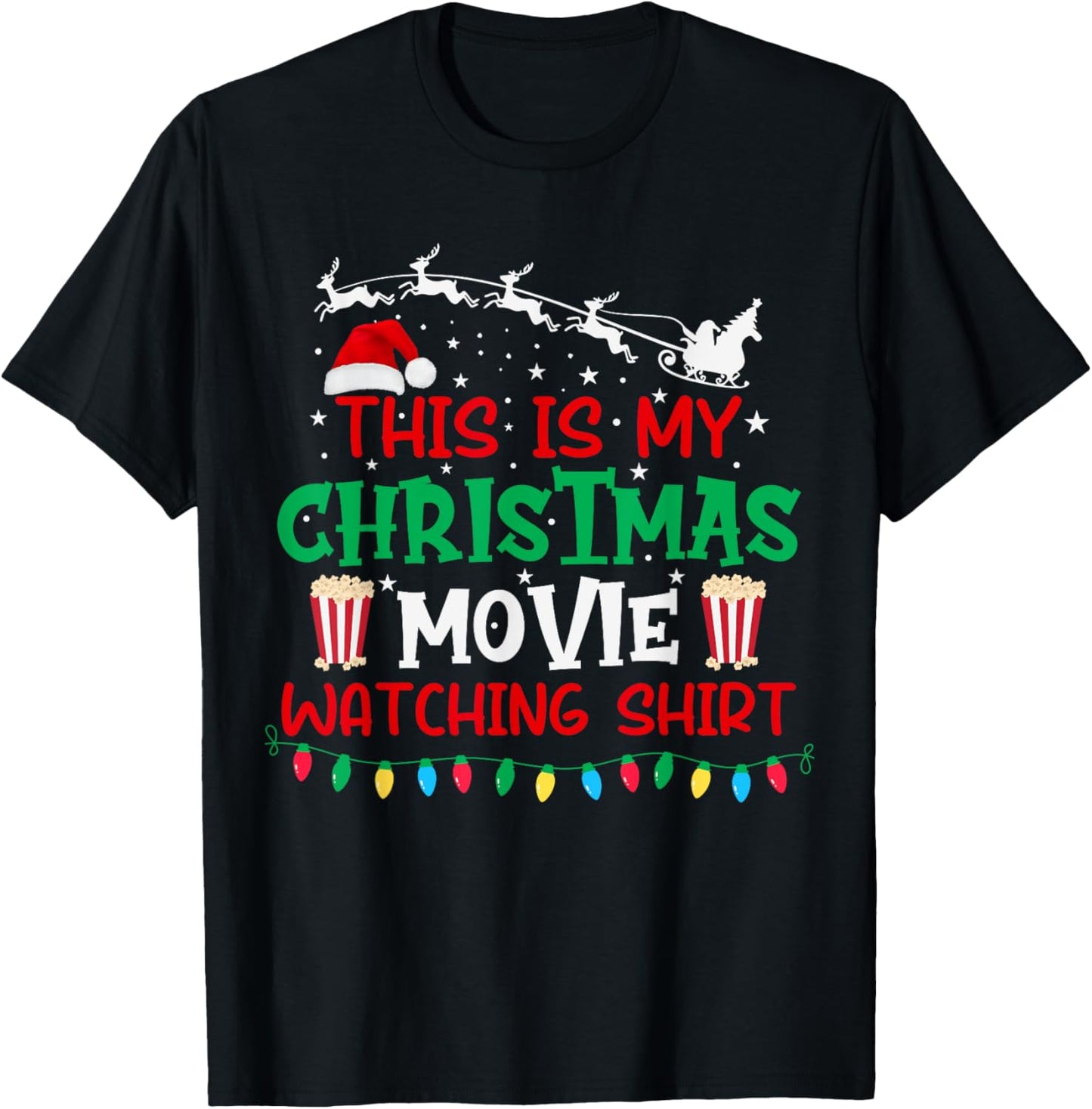 This is my Christmas Movie Watching Shirt Funny Xmas Movie