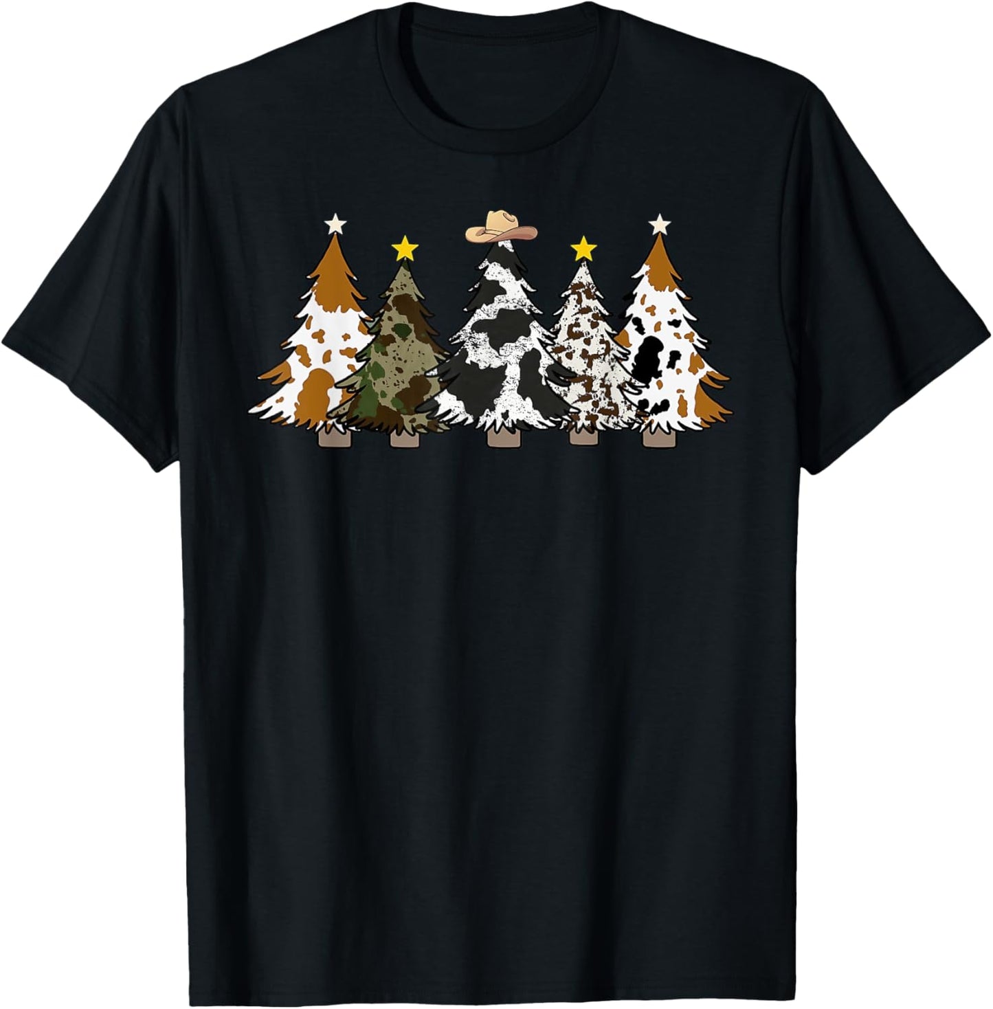 Xmas Trees Cowboy Western Merry Christmas Pajamas Holiday