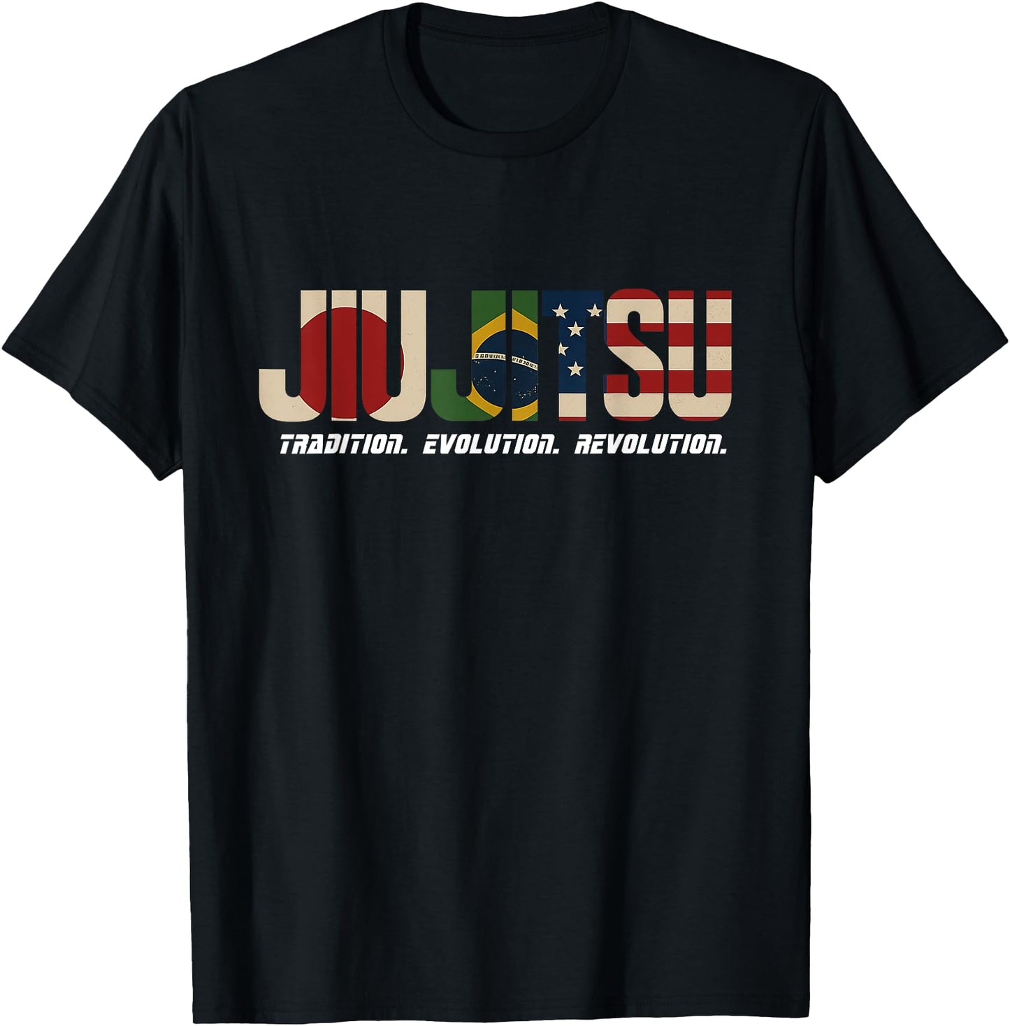 JIUJITSU Flag Design Japan Brazil USA MMA Inspired Art