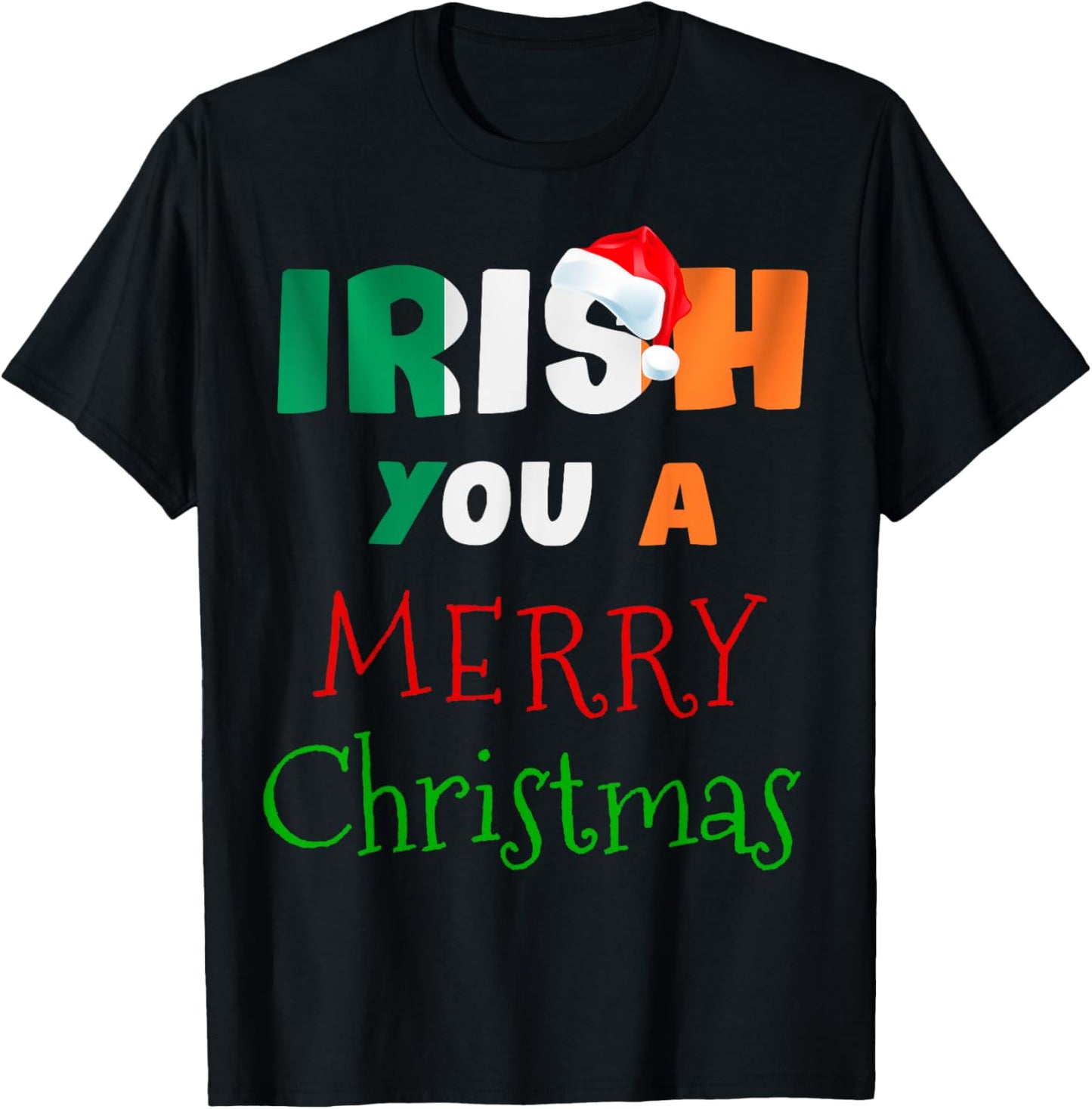 Irish You a Merry Christmas Ireland Flag Xmas Holidays Gift