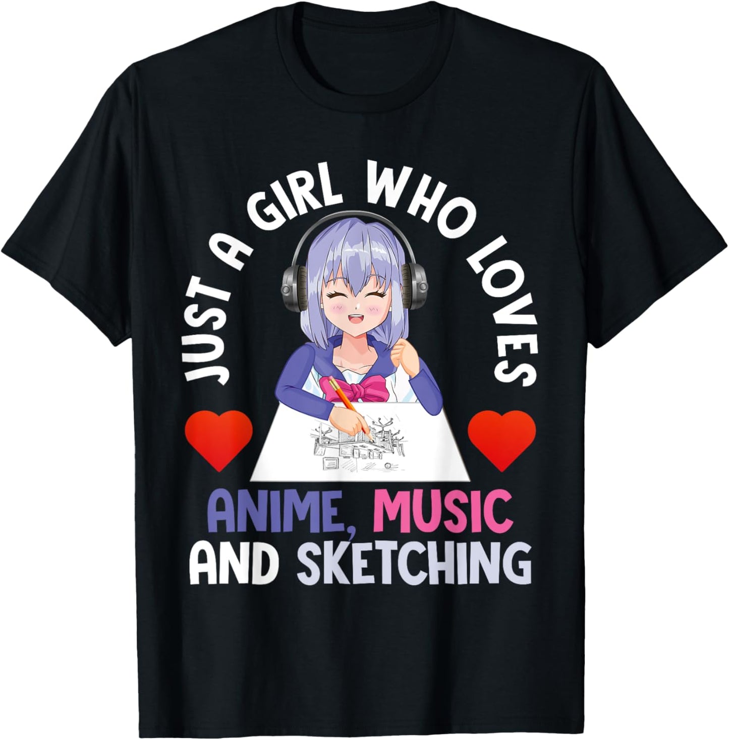 Just A Girl Who Loves Anime Music and Sketching Teen Girls