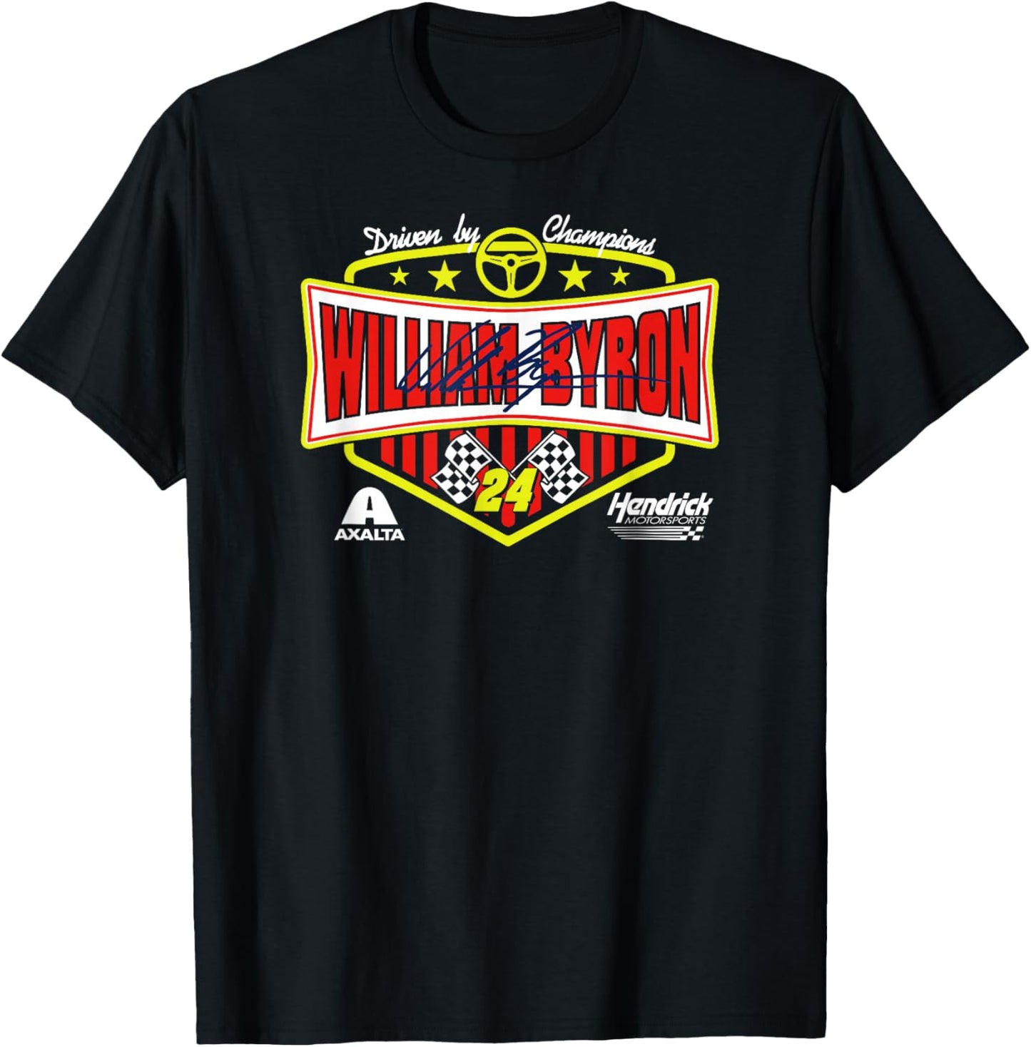 William Byron Hendrick Motorsports Officially Licensed Black