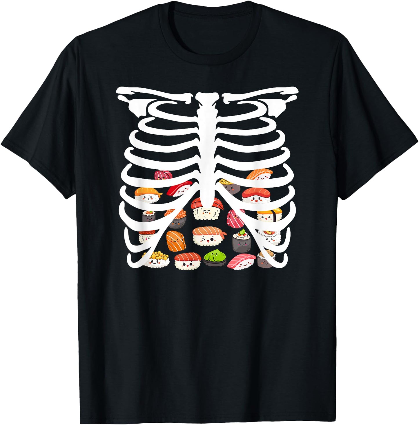 Halloween Japanese dish Food Rib Cage Skeleton Sushi