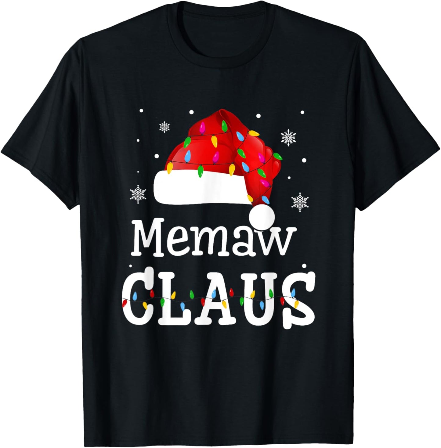 Memaw Claus Funny Holiday Matching Pajamas Xmas Party