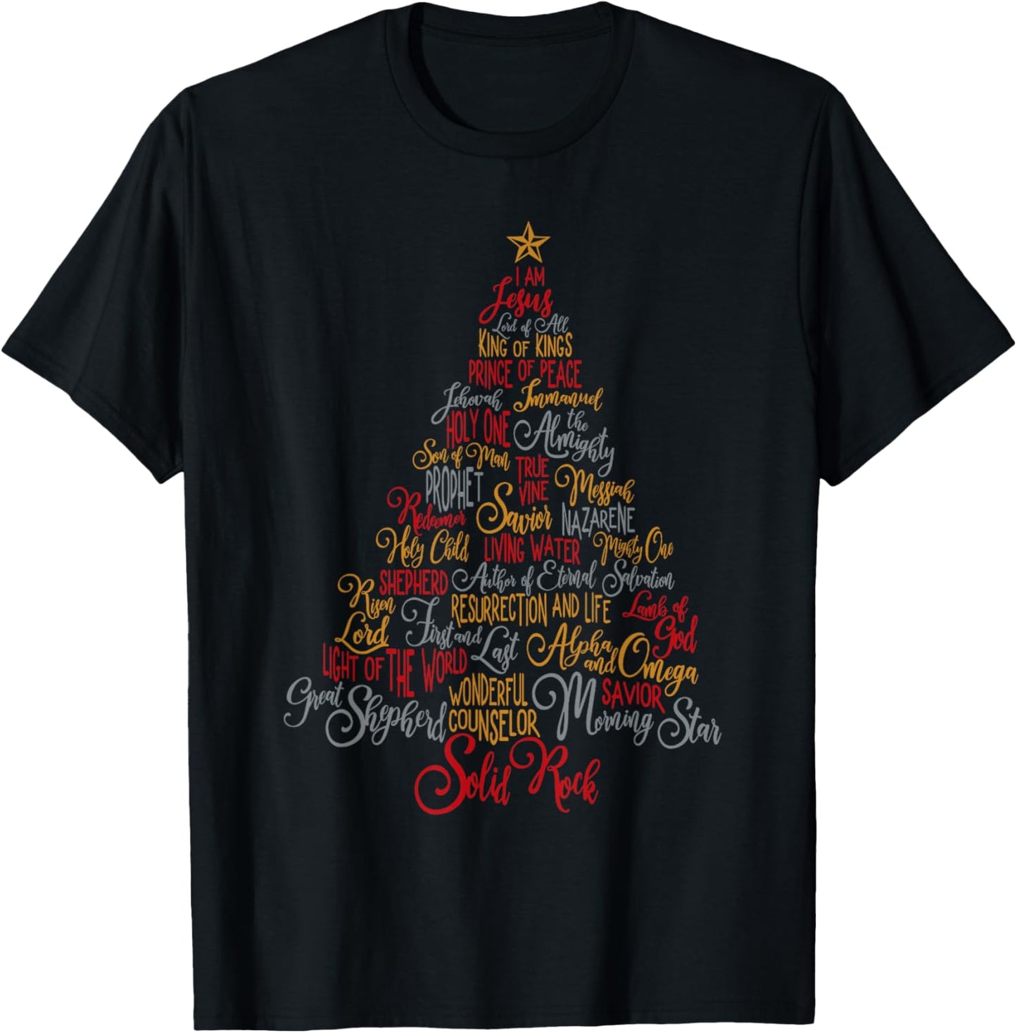 Names Of Jesus Christmas Tree Gift Amazing Xmas Tree Gift