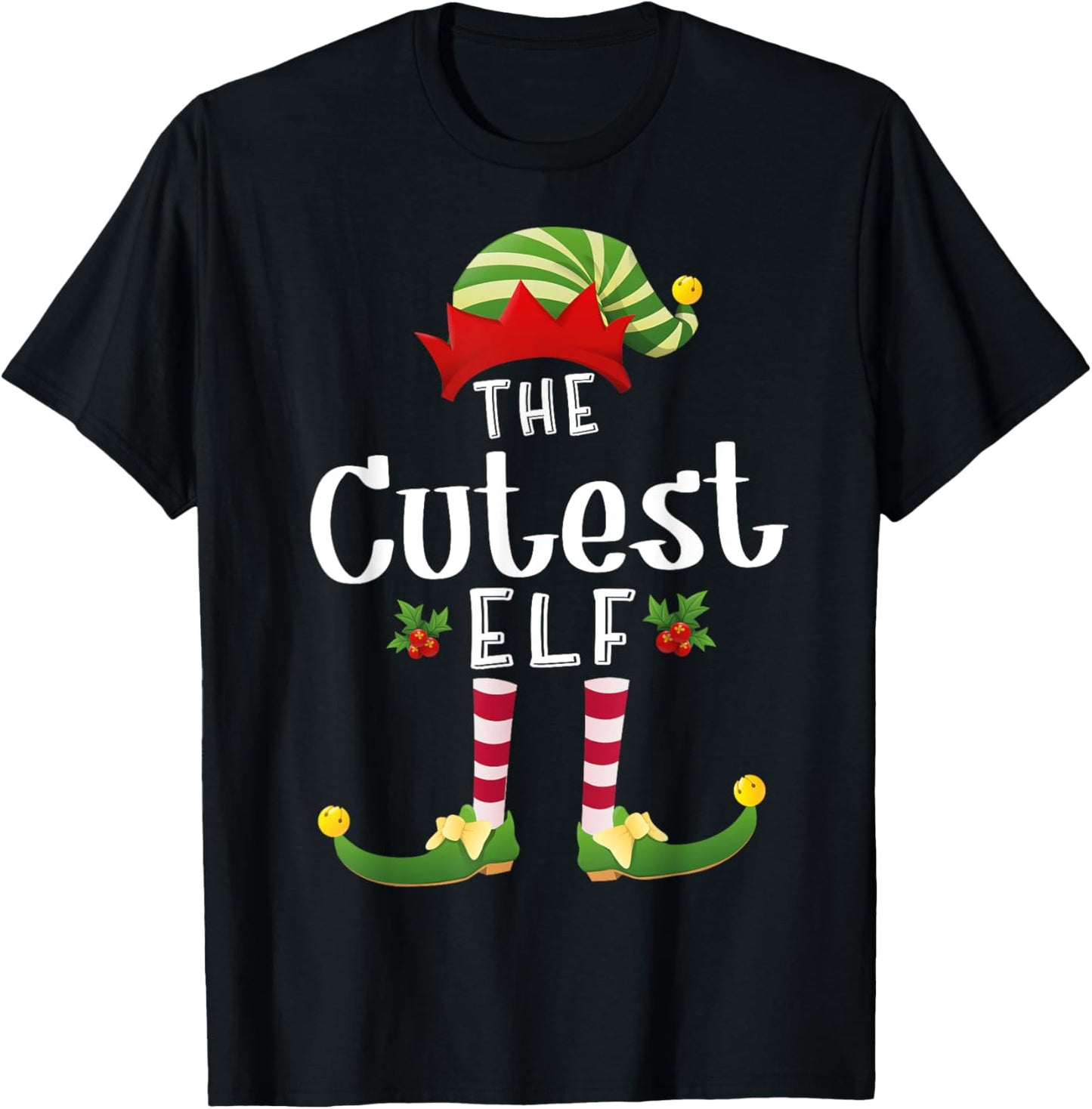 Cutest Christmas Elf Matching Pajama X-Mas Party