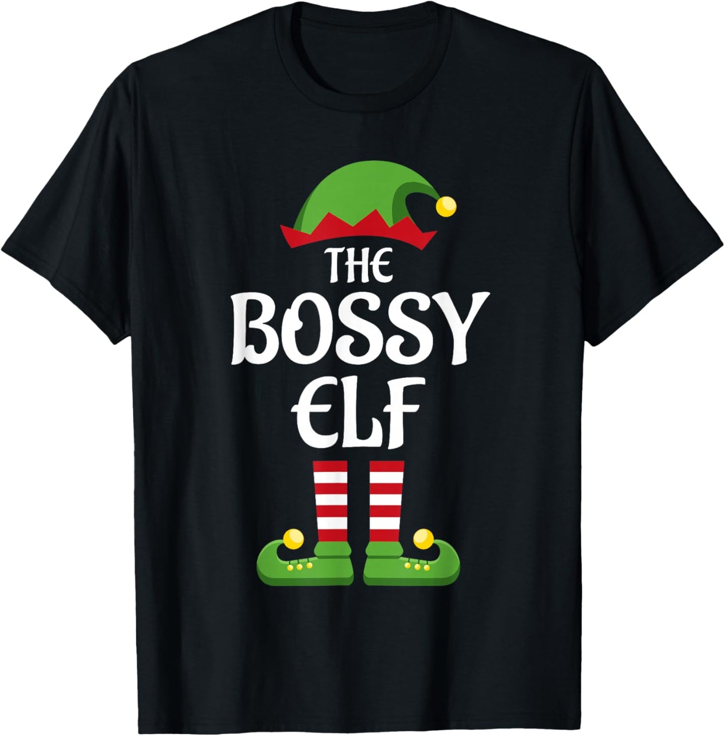 Bossy Elf Family Matching Group Christmas