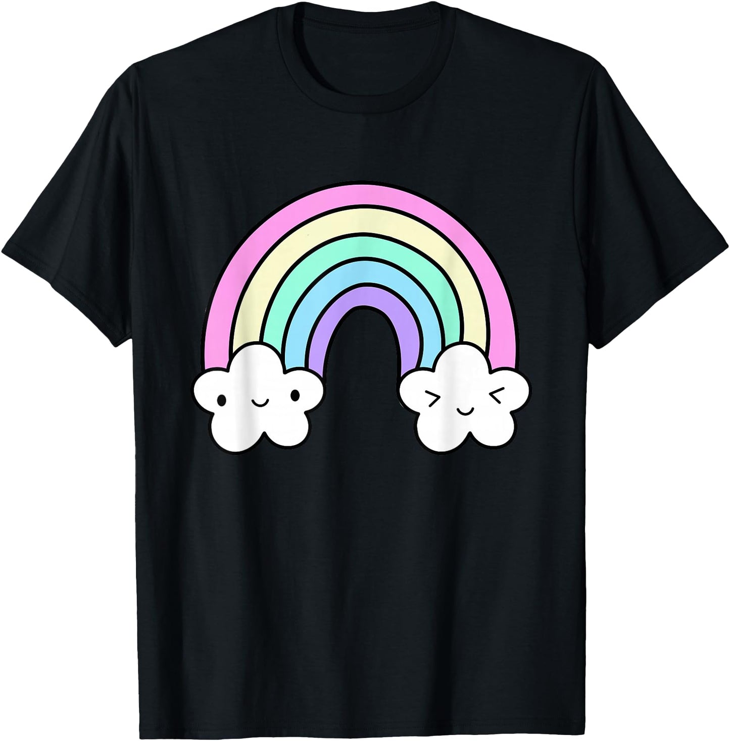 Kawaii Rainbow Clothes Pastel Aesthetic Cute Harajuku