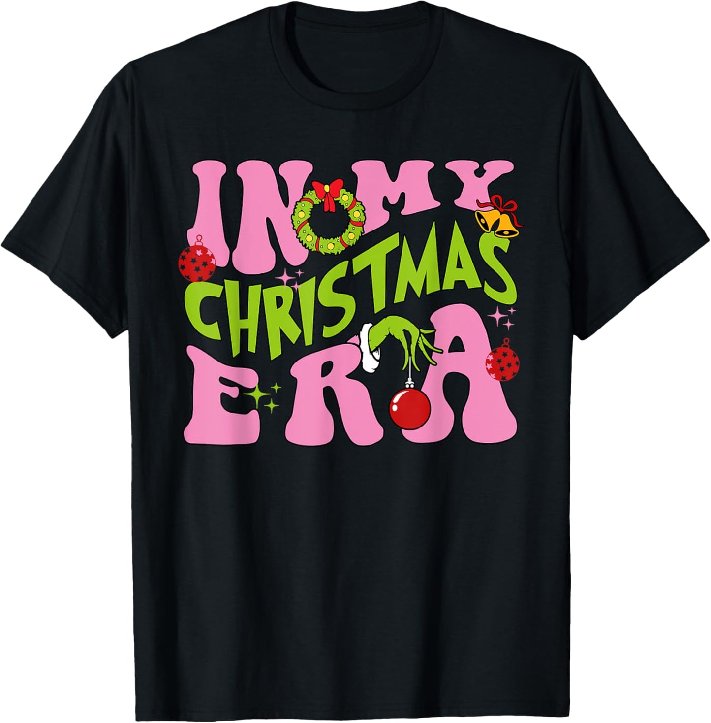 In My Christmas Era Ornaments Xmas Family Pajamas Groovy