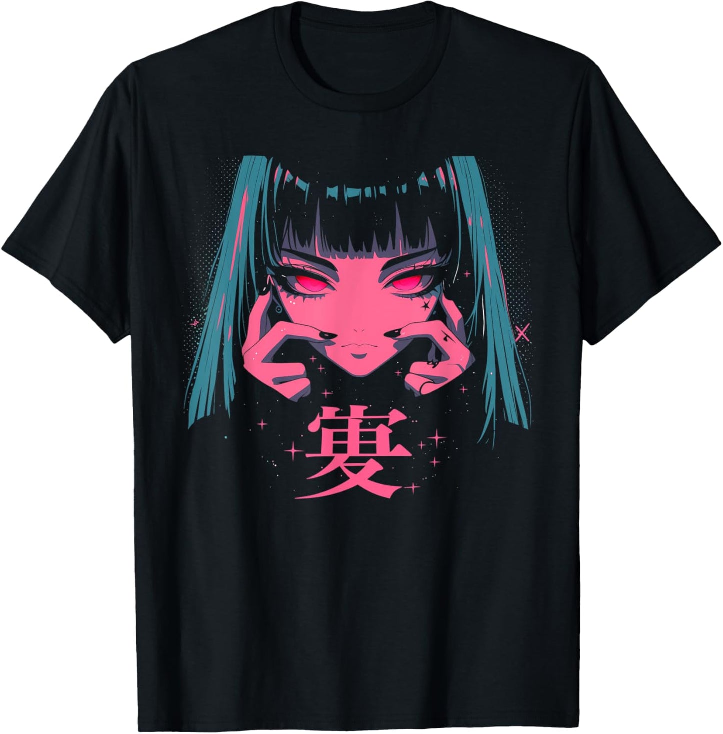 Goth Grunge Demon Anime Girl Waifu Horror Alt Aesthetic
