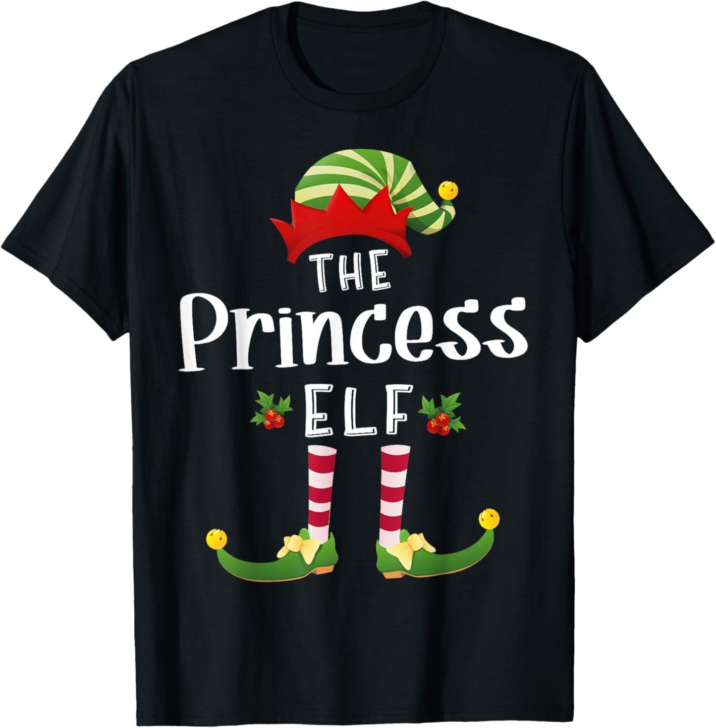 Princess Christmas Elf Matching Pajama X-Mas Party