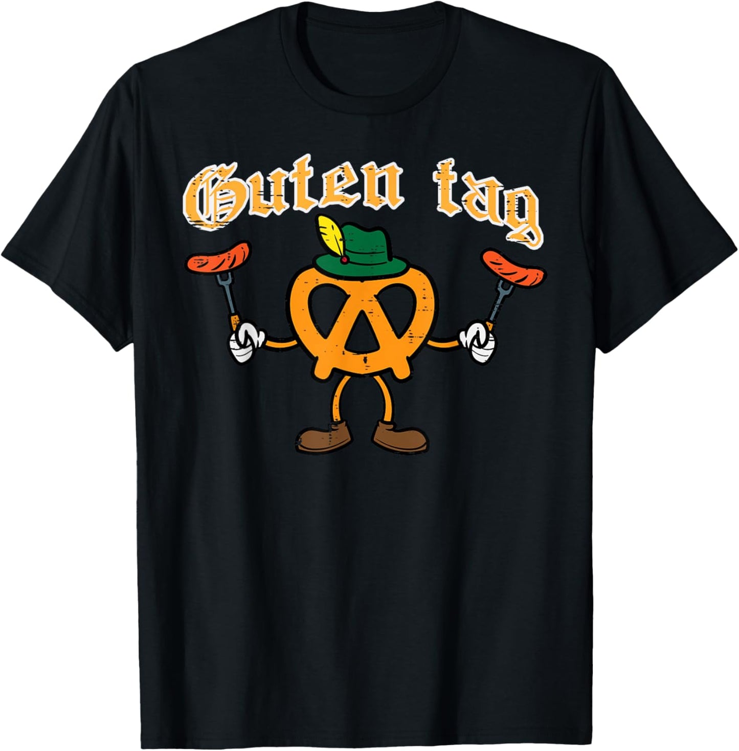 Oktoberfest Guten Tag Pretzel Sausages German Kids Men Women