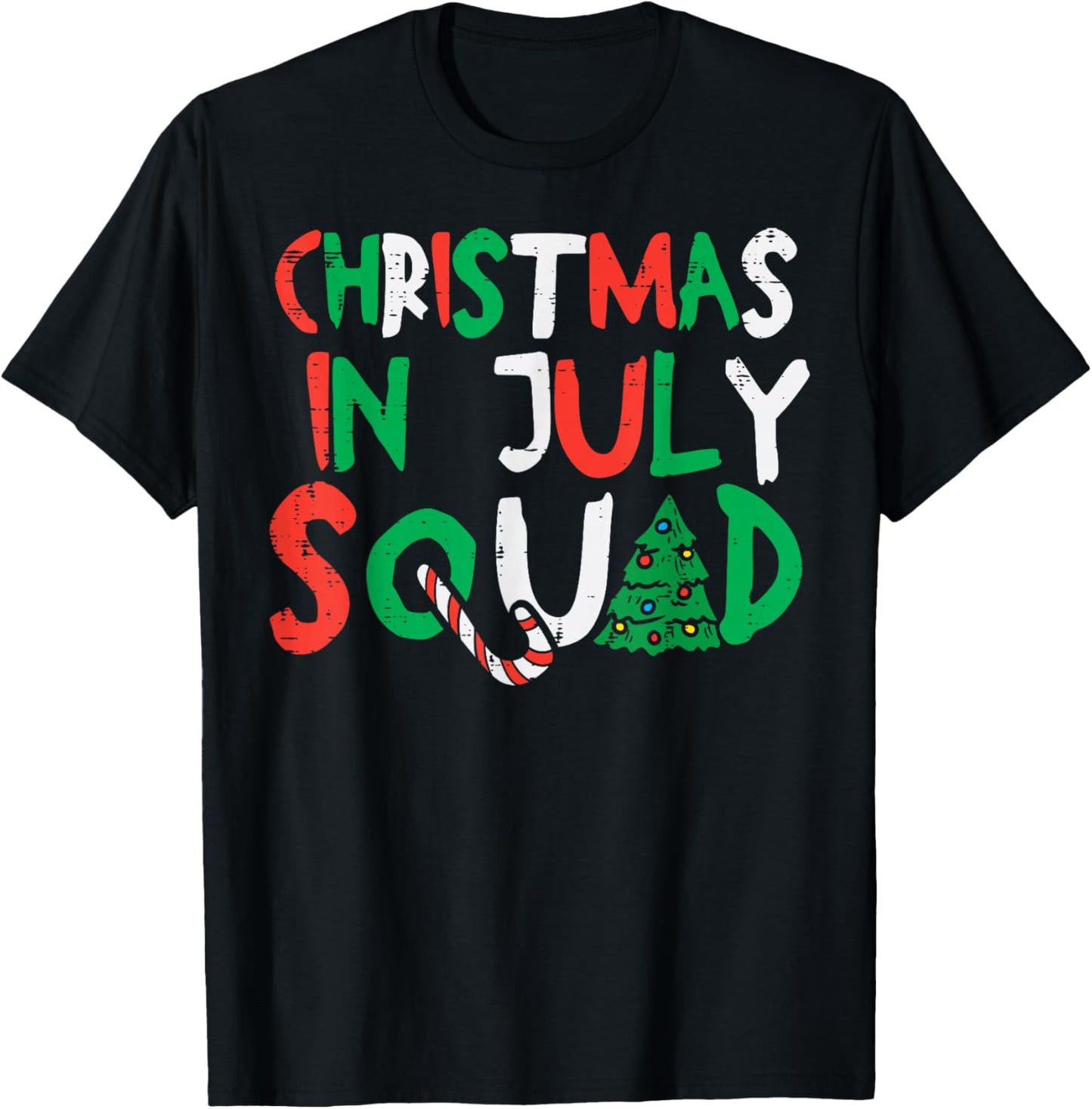 Christmas In July Squad Funny Summer Xmas Men Women Kids