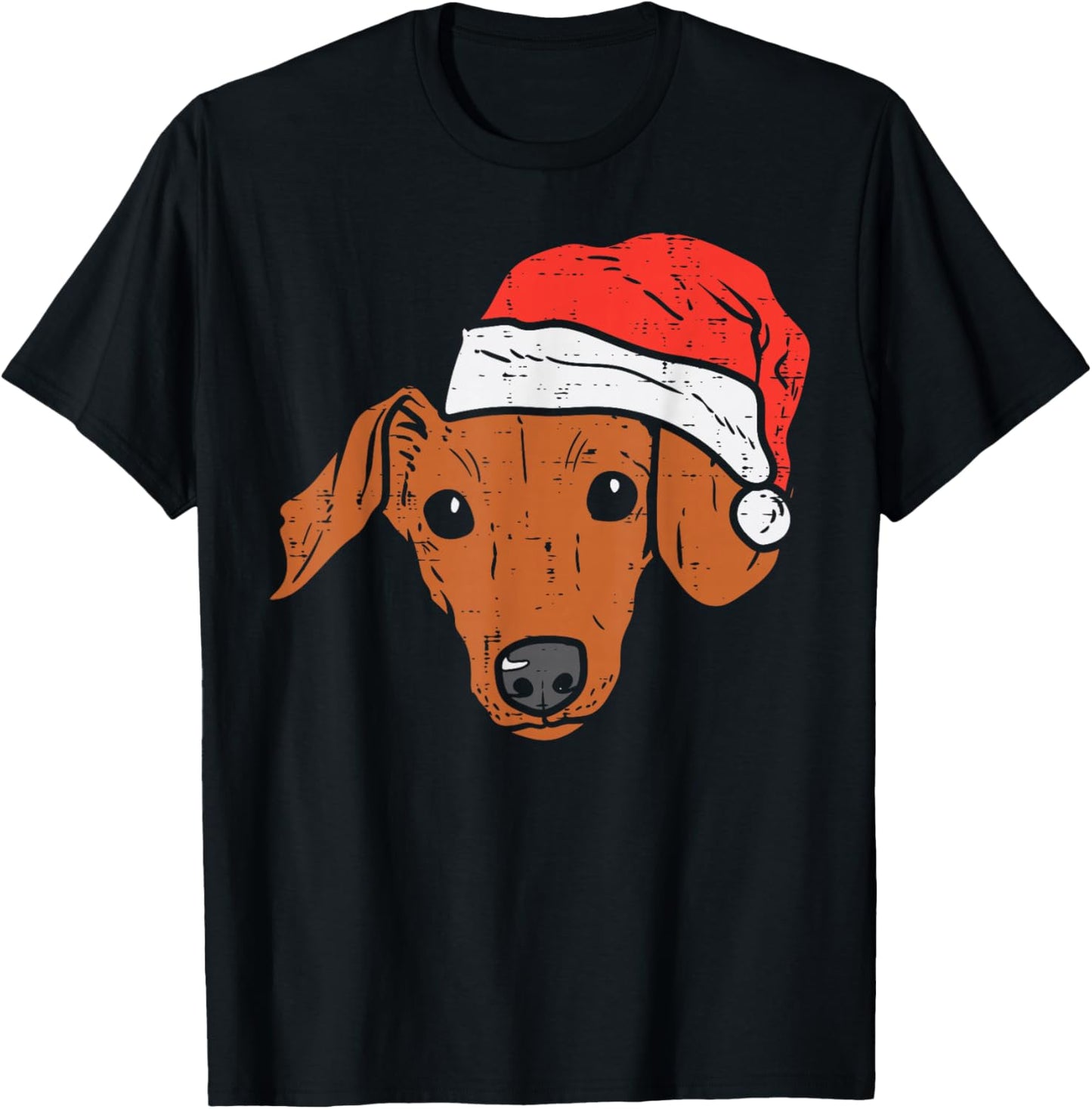 Santa Hat Dachshund Christmas Xmas Wiener Weiner Dog