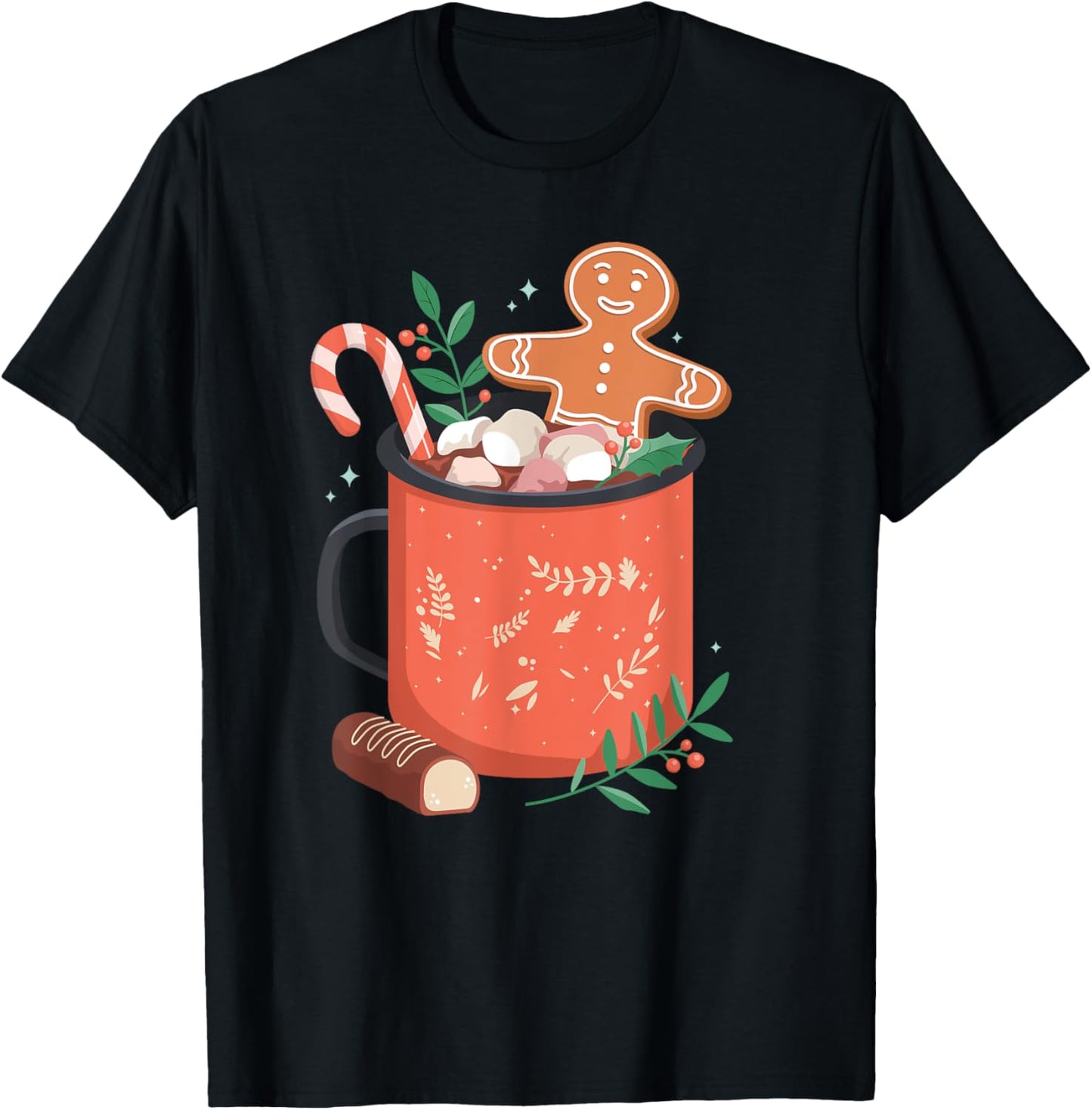 Hot Cocoa Mug Gingerbread Cookie Xmas Christmas Holiday