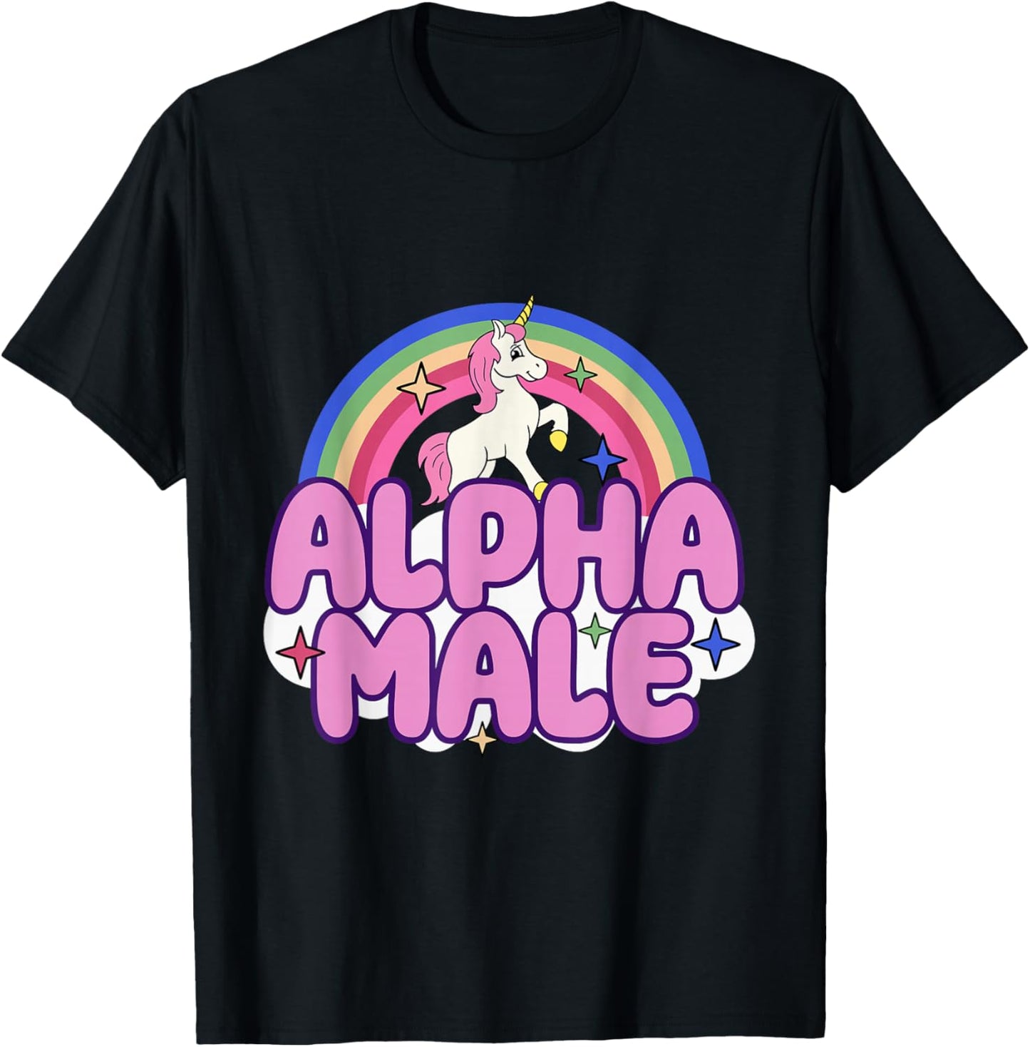 Alpha Male Unicorn Funny T-Shirt