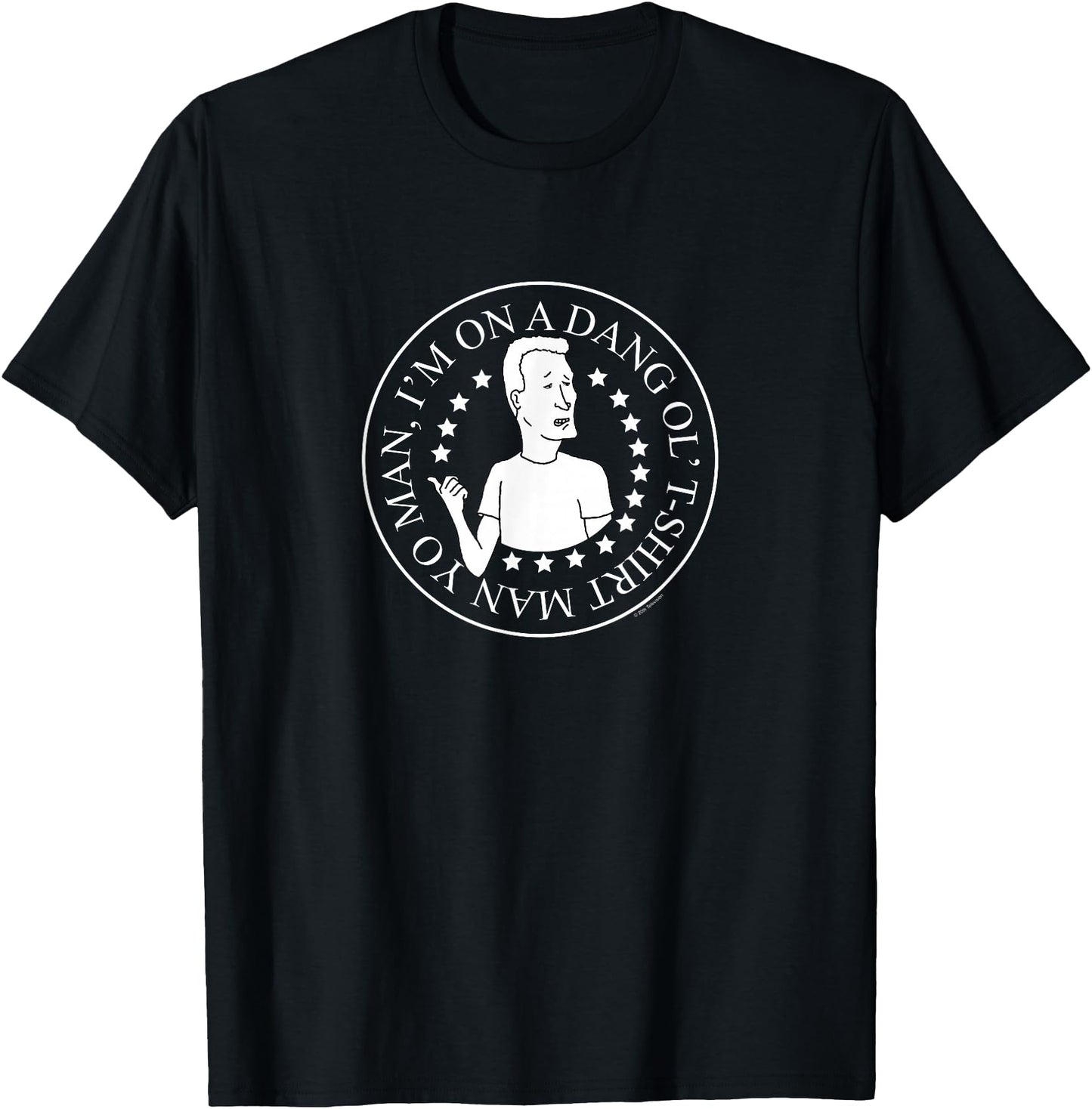 King of the Hill Boomhauer Dang Ol' T-Shirt Cartoon
