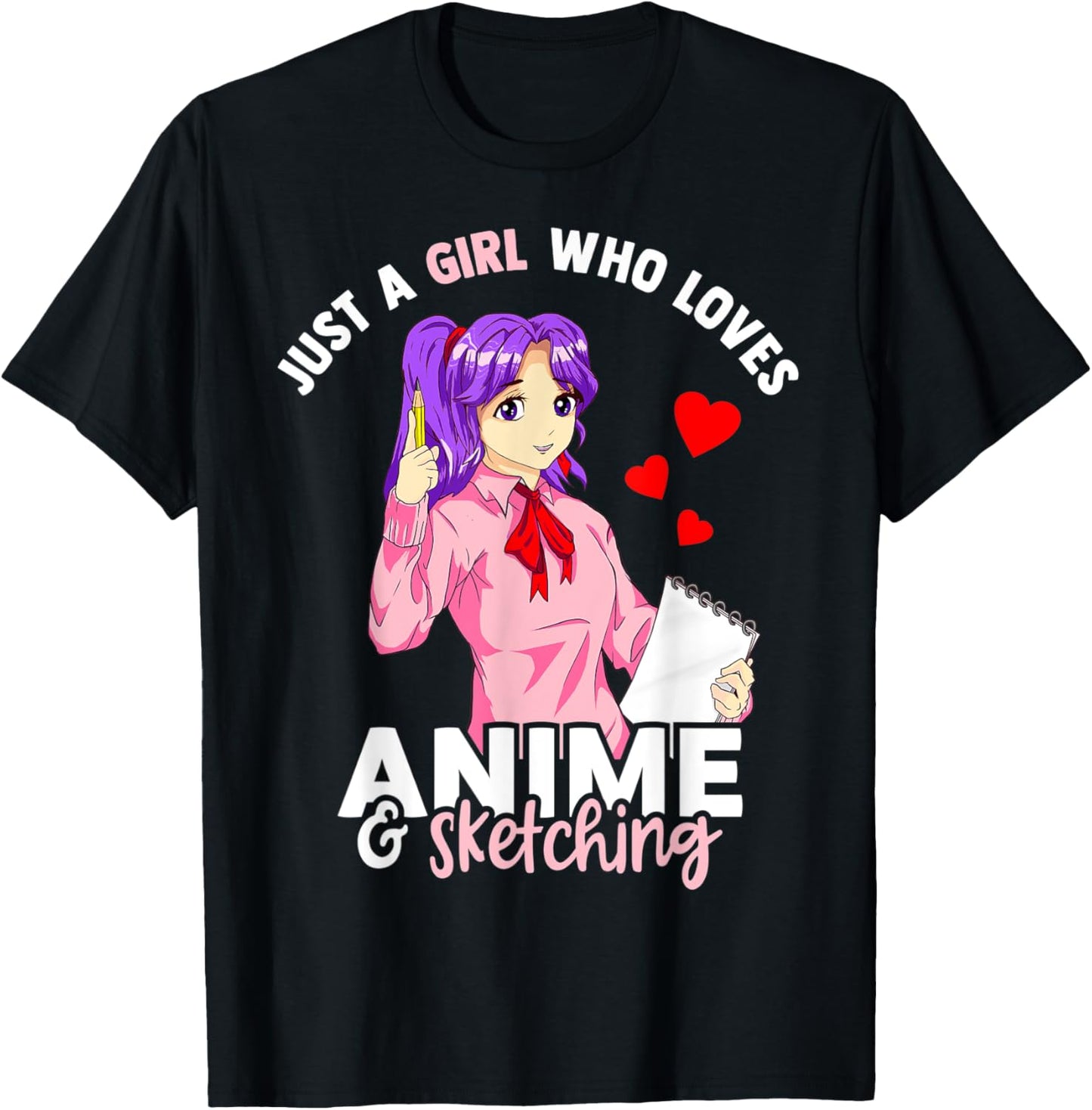 Just A Girl Who Loves Anime and Sketching Girls Anime Merch