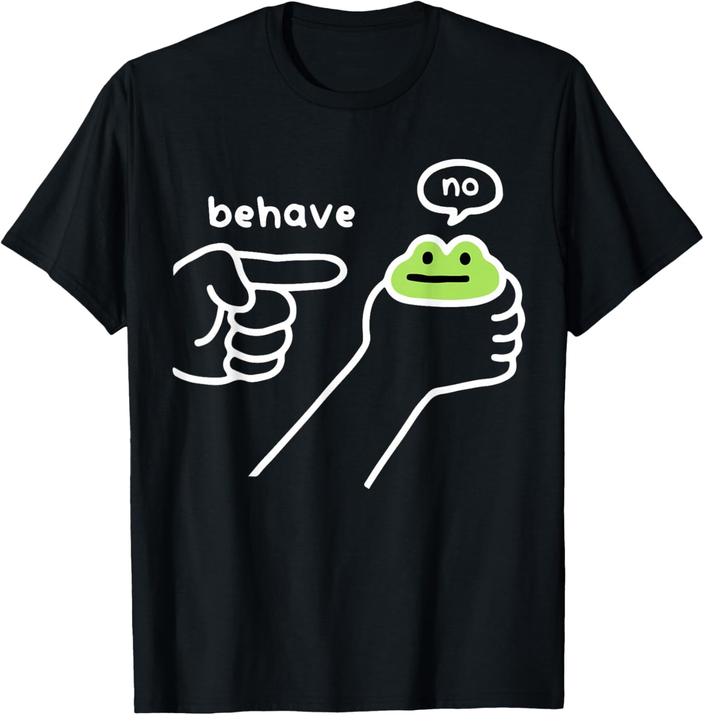 Dishonest Frog Funny Frog Meme Behave No Cartoon Men Women