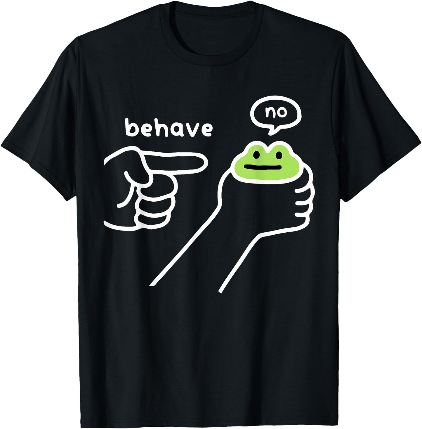 Dishonest Frog Funny Frog Meme Behave No Cartoon Men Women