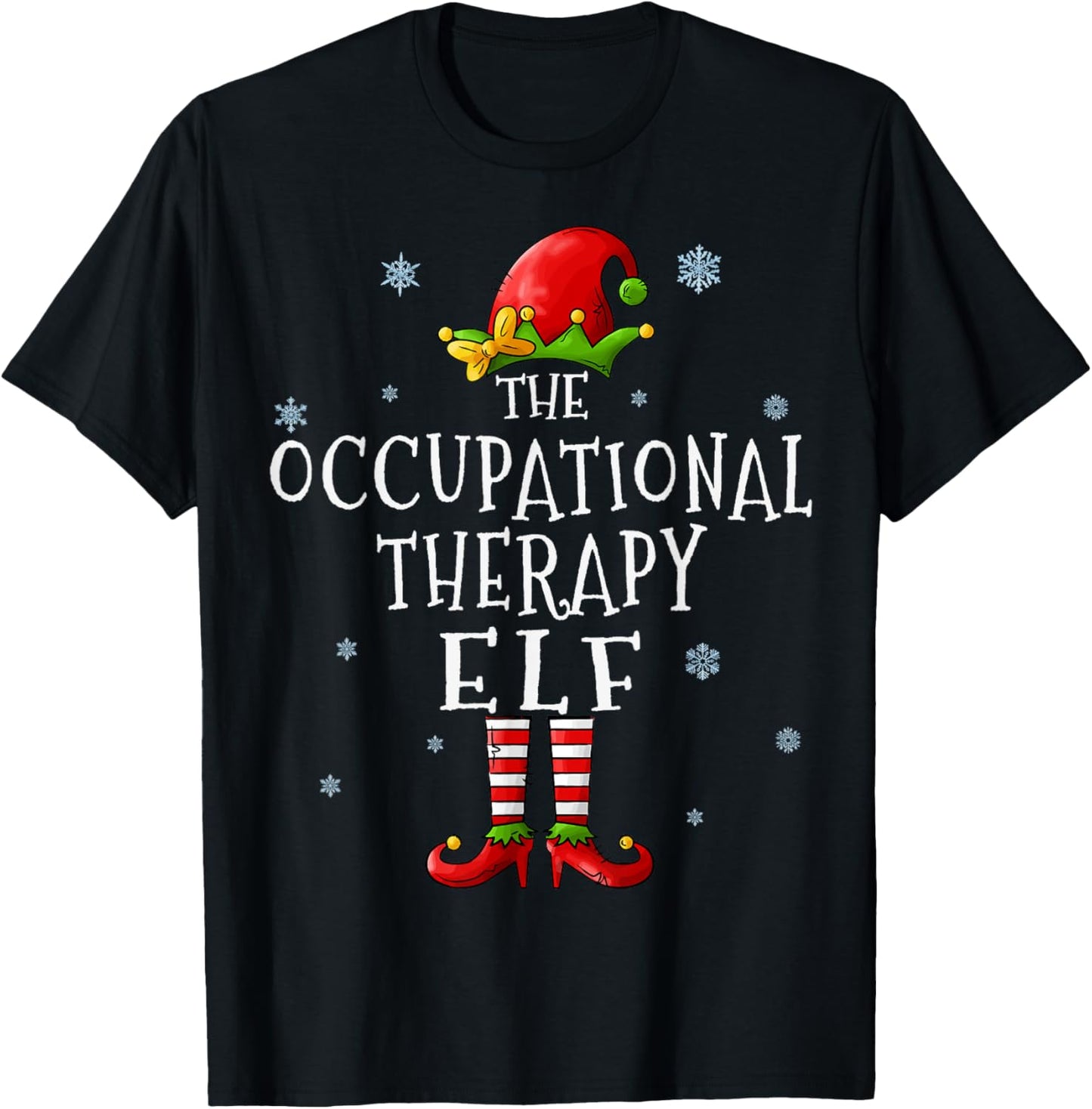 Occupational Therapy Elf Funny Groupe Matching Christmas