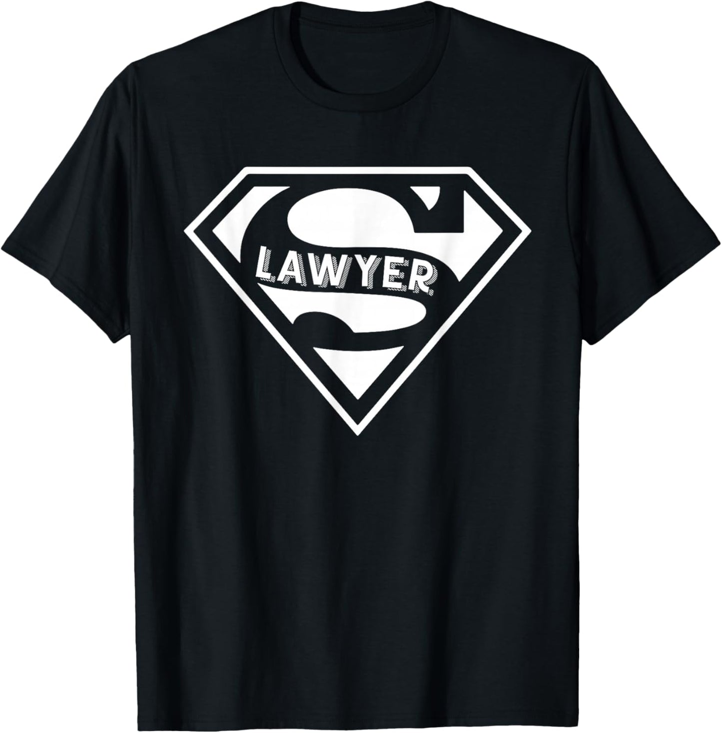 Super Lawyer T-Shirt Funny Statute Upholder Novelty T-Shirt | Adult Unisex T-Shirt | Black | Small