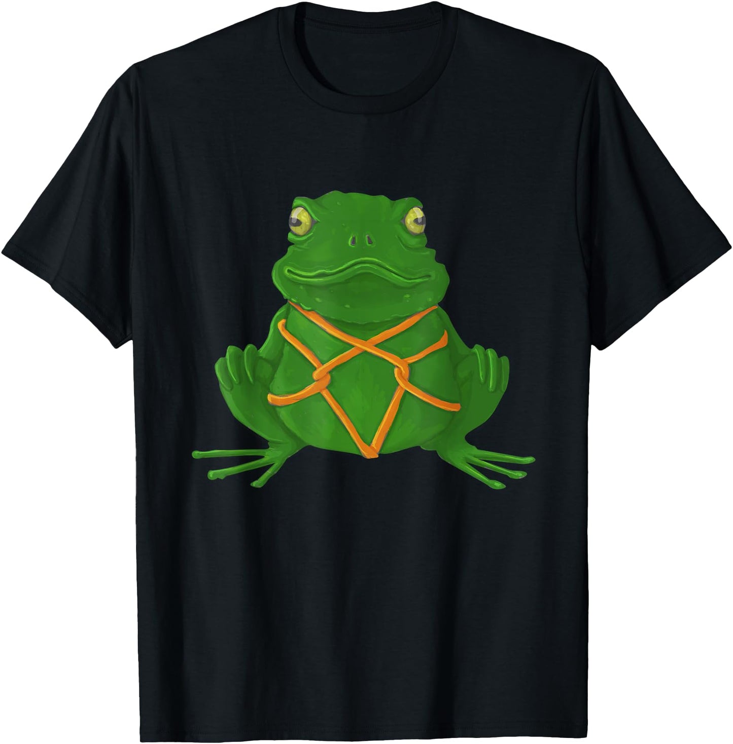 Cute Shibari Japanese Rope Bondage Kawaii Frog T Shirt
