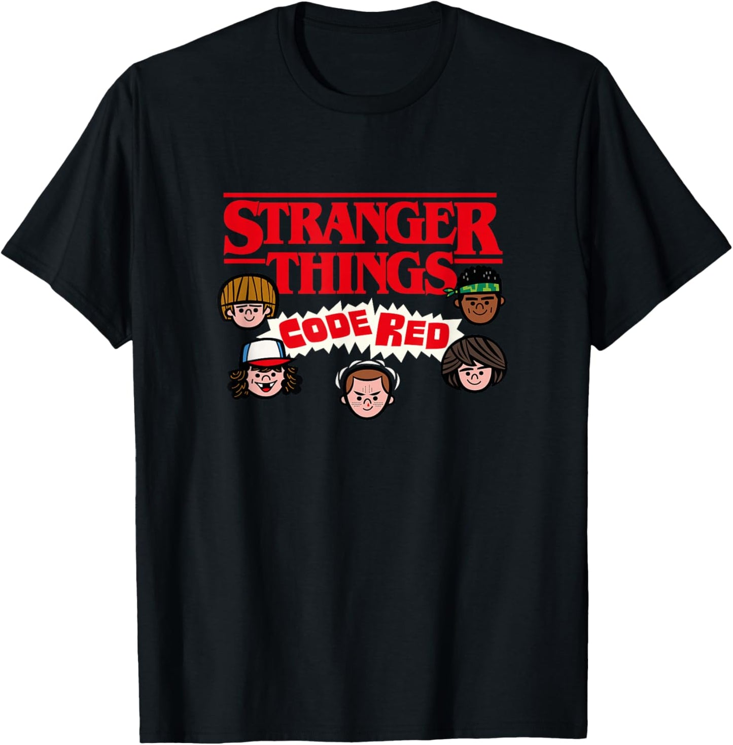 Stranger Things Code Red Vintage Chibi Party Group Icons