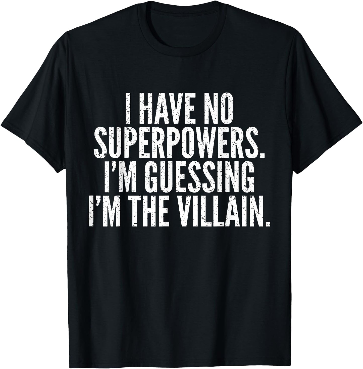 Superhero Villain Funny Hero Comic Nerds & Geeks T-shirt