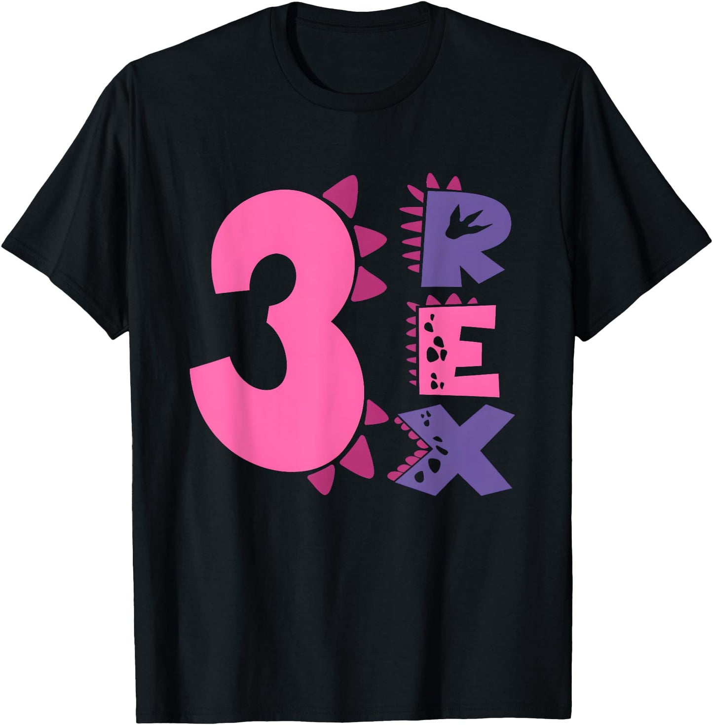 Three Rex Birthday Girl 3rd Birthday Party Family Matching