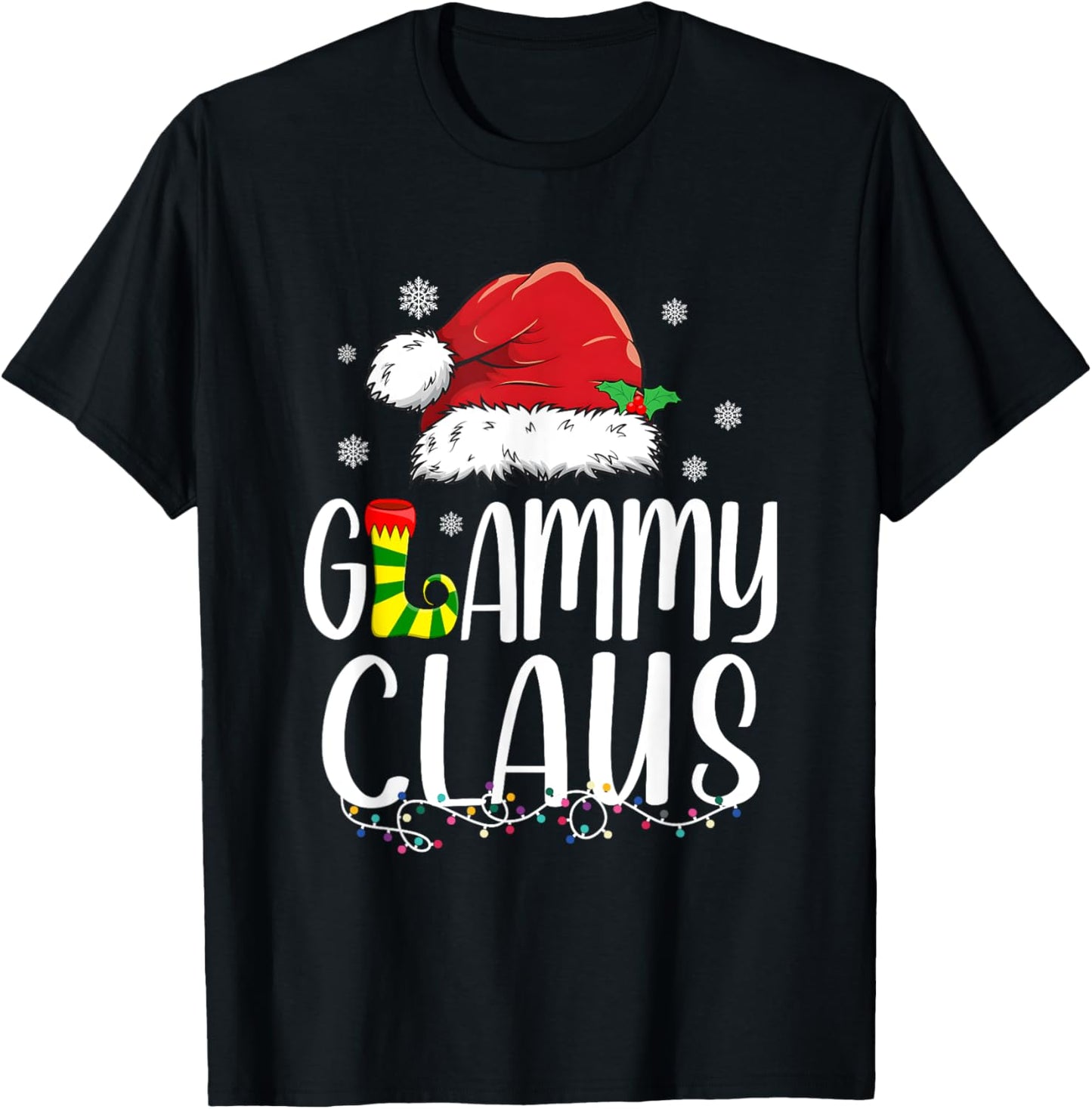 Funny Glammy Claus Christmas 2023 Family Xmas