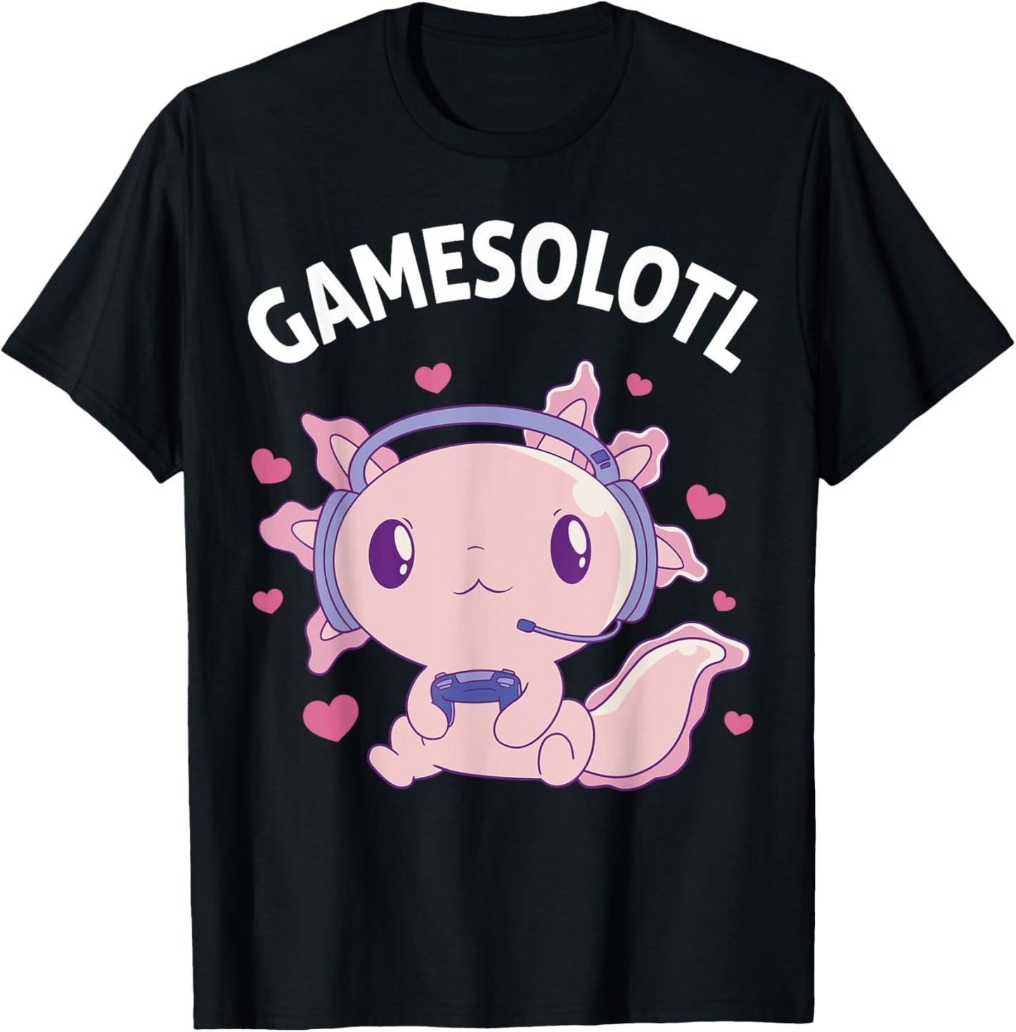 AXOLOTL Gamesolotl Kawaii Chibi Pastel Goth Anime