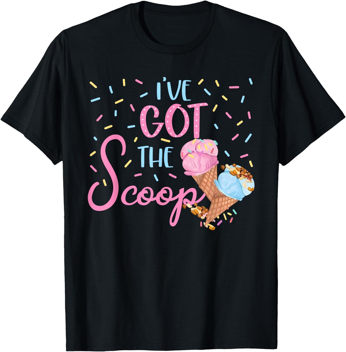 I've Got the Scoop Gender Reveal Ice Cream Themed Party