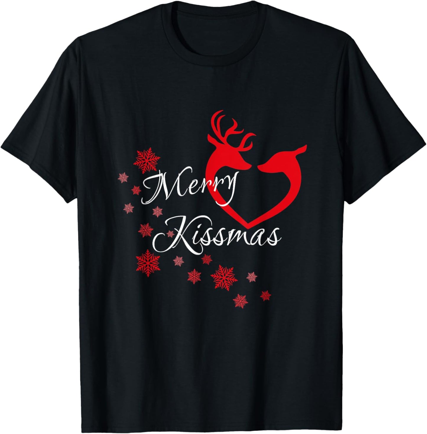 Merry Kissmas Shirt for Women, Men & Children. XMas Gift
