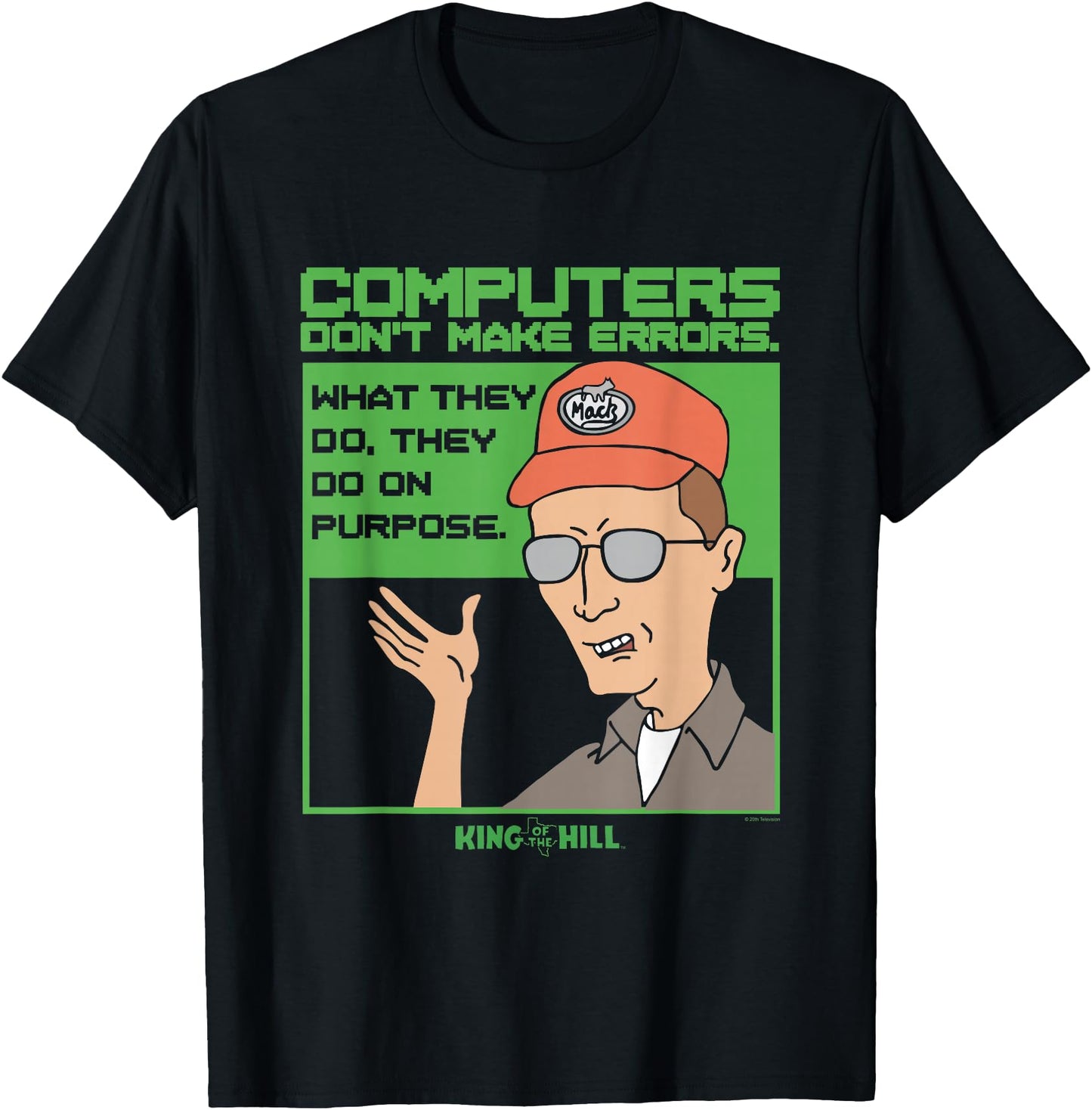 King of the Hill Dale Gribble Computer Errors Cartoon