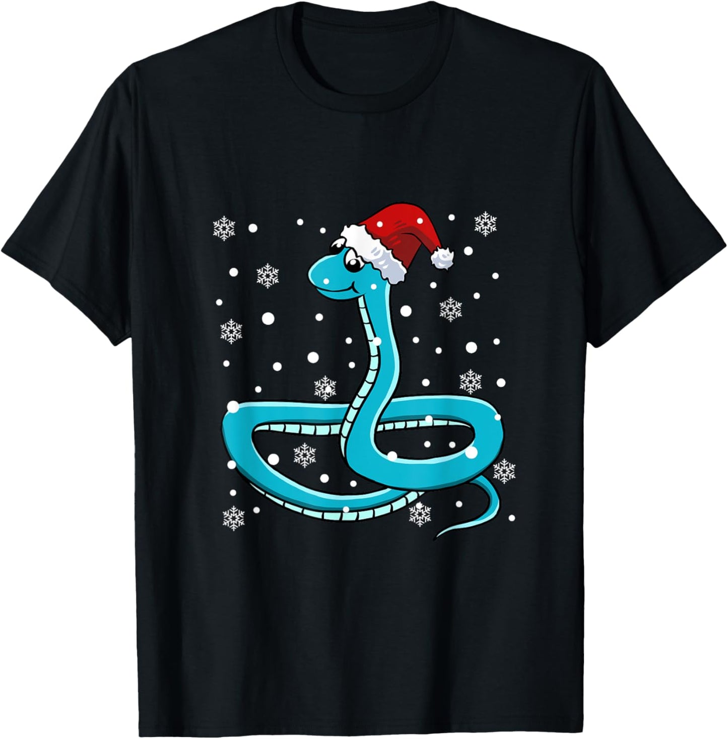 Snake Santa Hat Christmas Pajama Cute Animal Snowflakes Xmas
