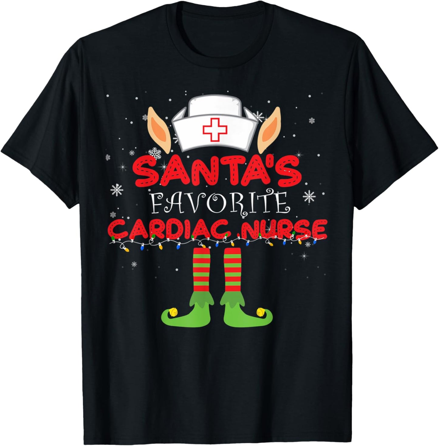 Santa's Favorite Cardiac Nurse Christmas Costume Xmas